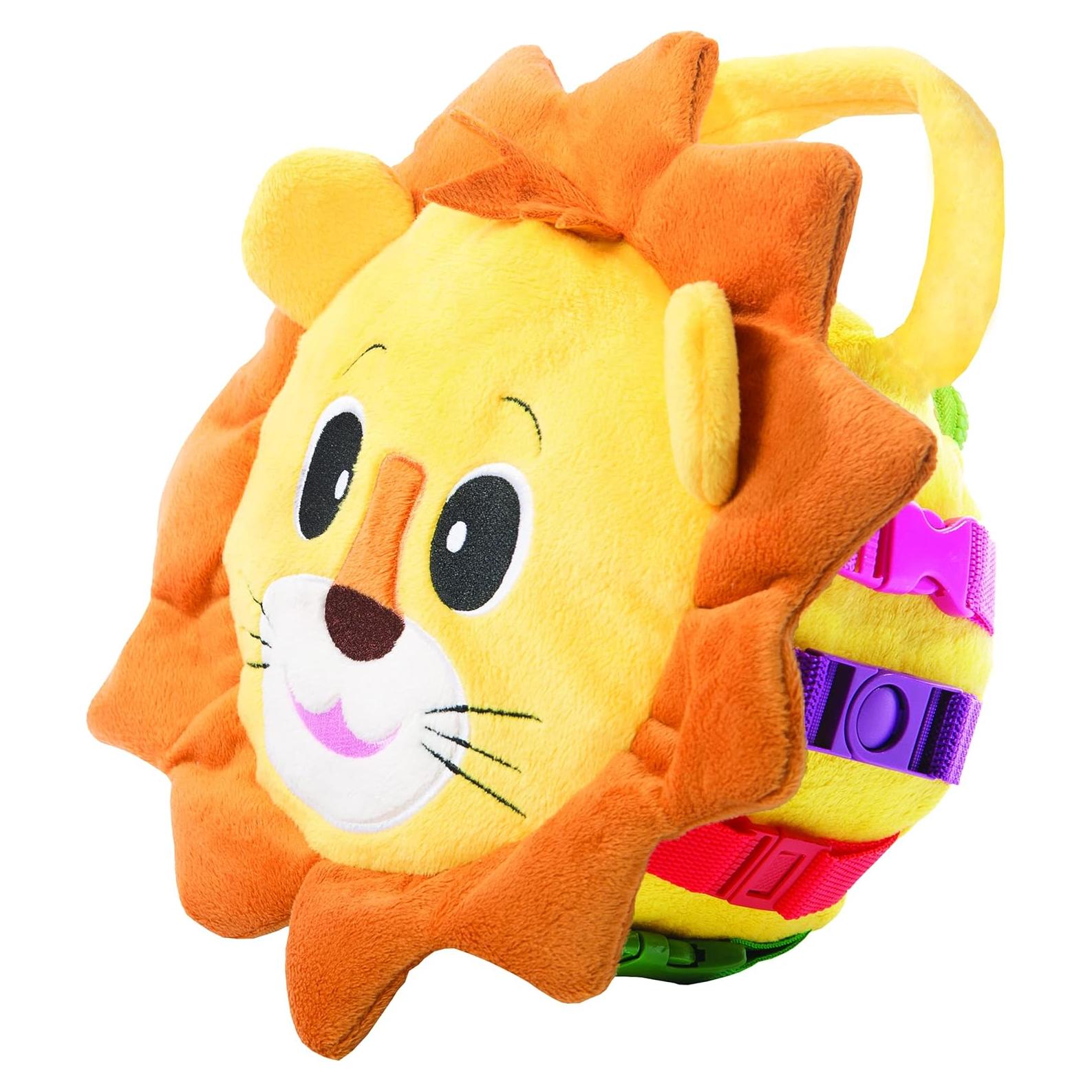 Juguete de Peluche Benny León Buckle Toys 22.86 cm Educativo