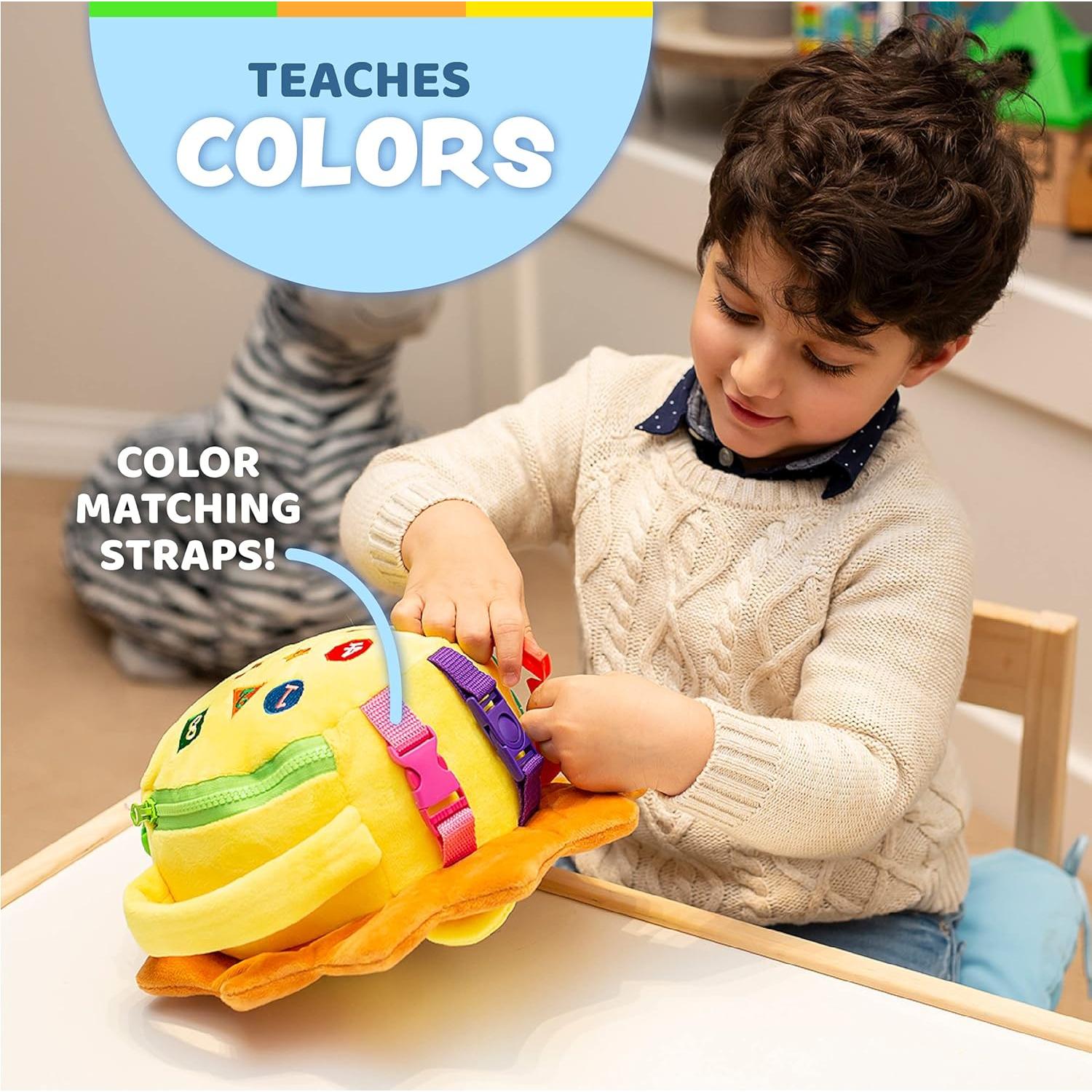 Juguete de Peluche Benny León Buckle Toys 22.86 cm Educativo