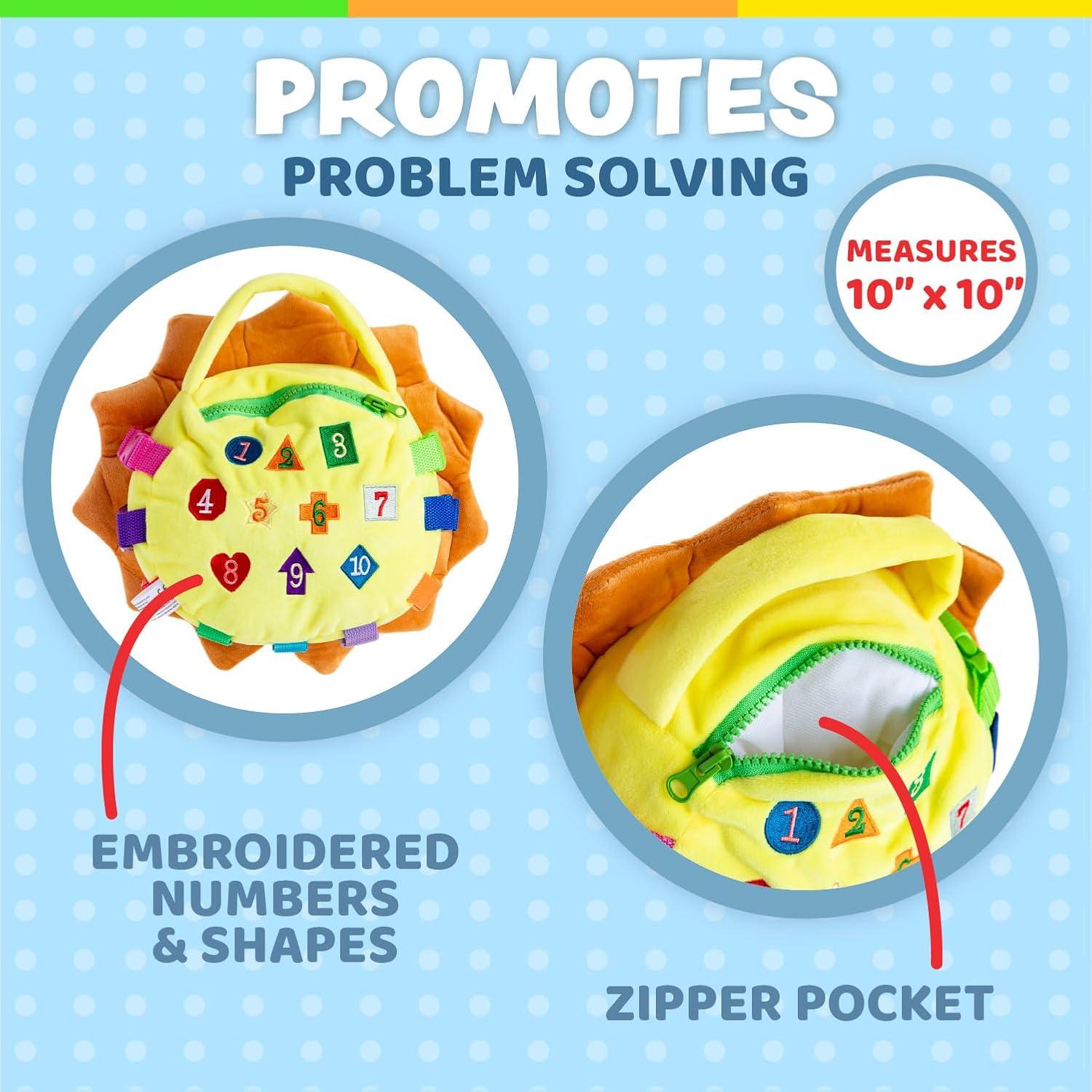 Juguete de Peluche Benny León Buckle Toys 22.86 cm Educativo