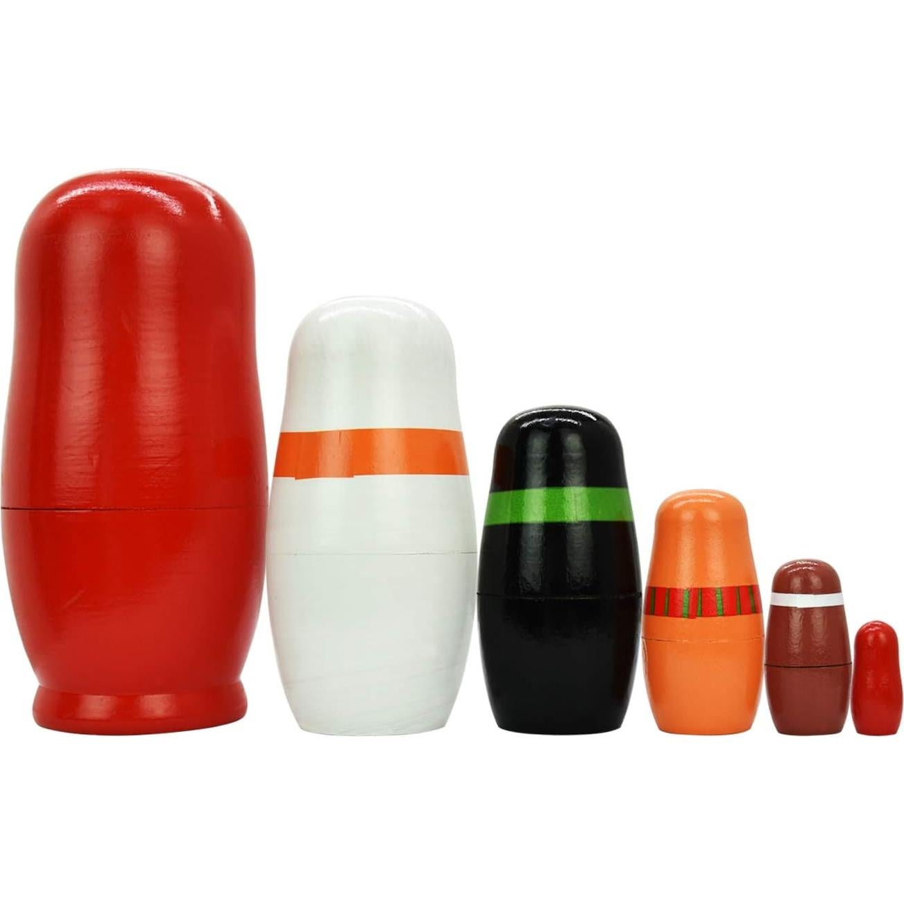 Muñecas Matryoshka Rusas HYCLES 5 Piezas Hechas a Mano 25 cm