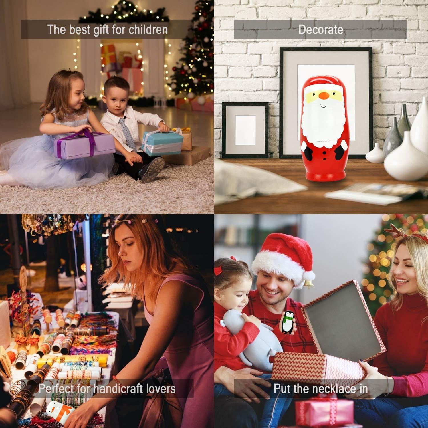 Muñecas Matryoshka Rusas HYCLES 5 Piezas Hechas a Mano 25 cm