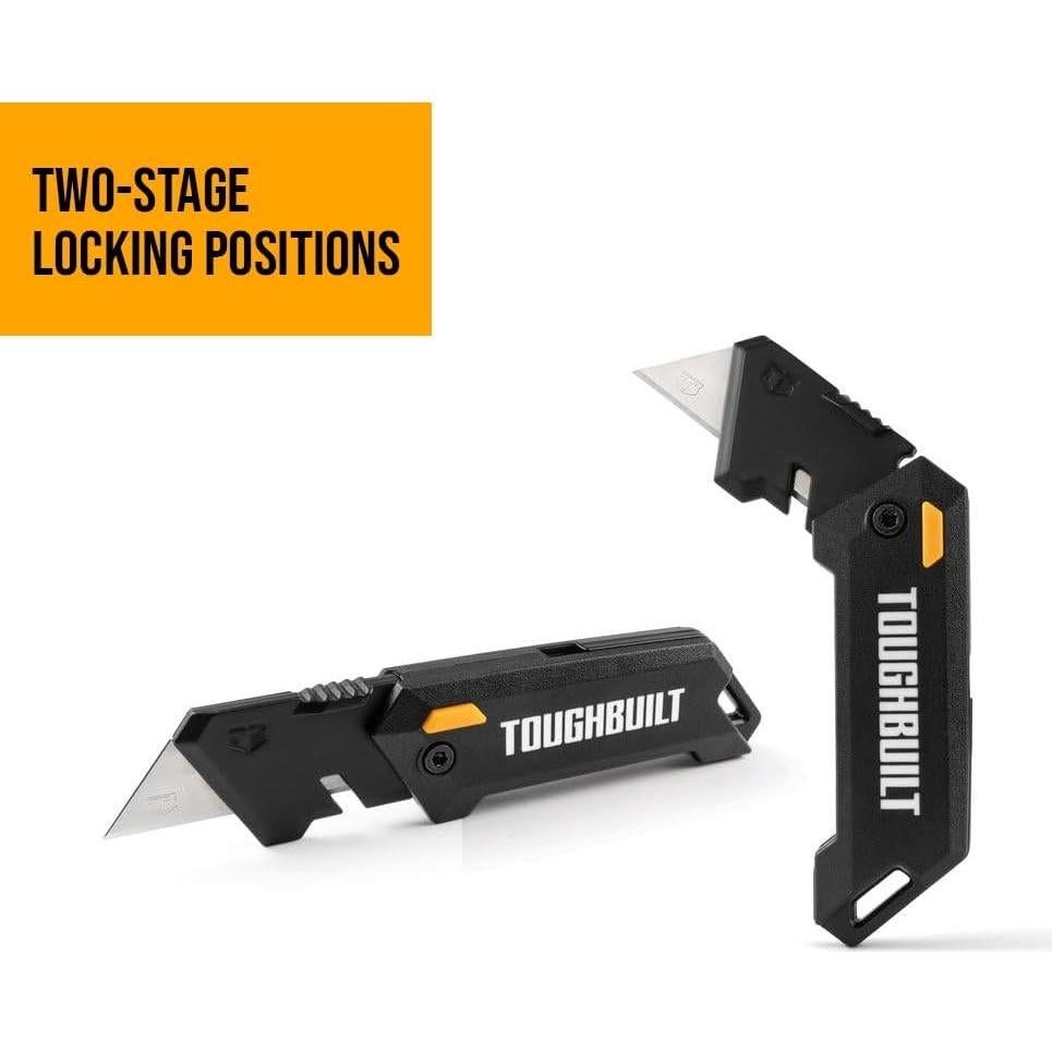 Cuchillo Utilitario Plegable ToughBuilt Acero Inoxidable 15.24 cm
