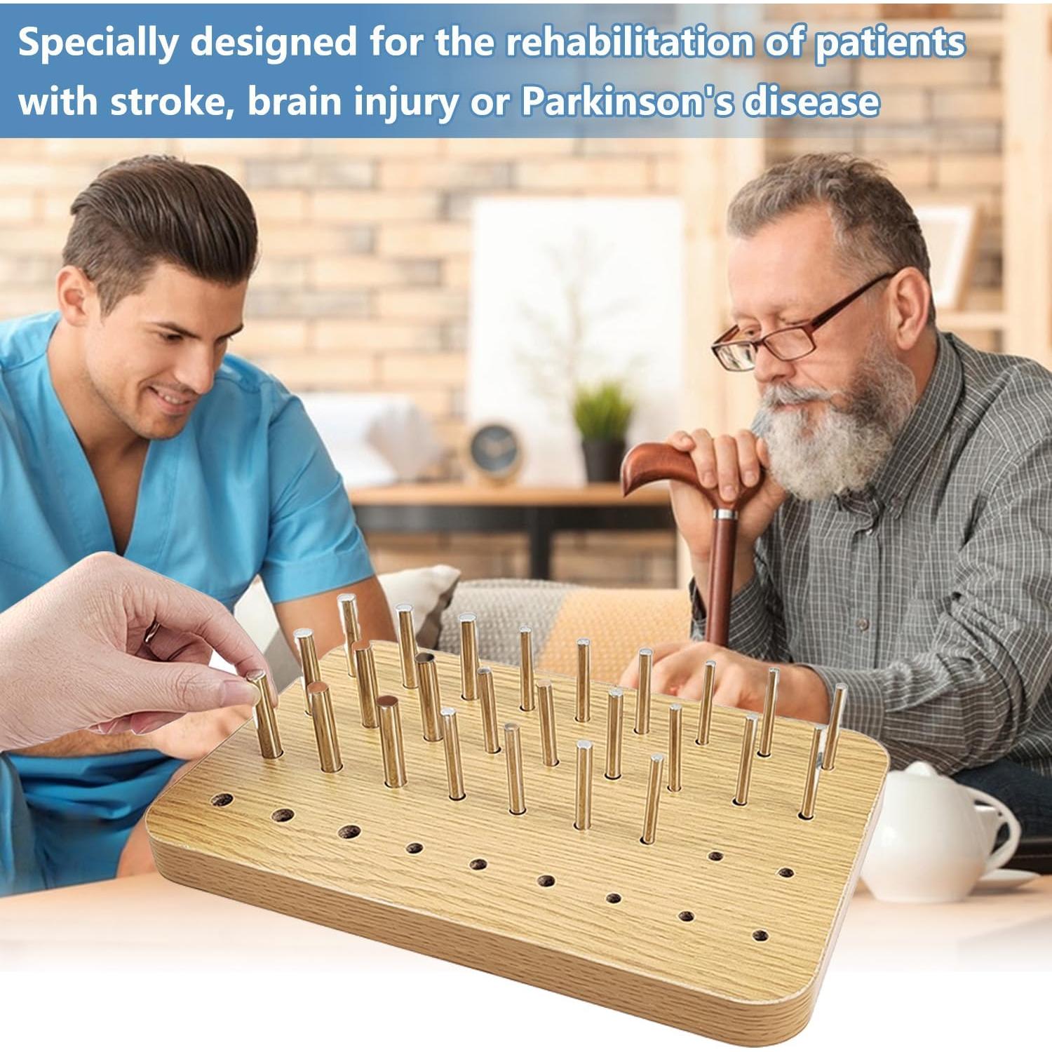 Tablero de Clavos de Madera Choonjin 36 Agujeros Terapia Ocupacional