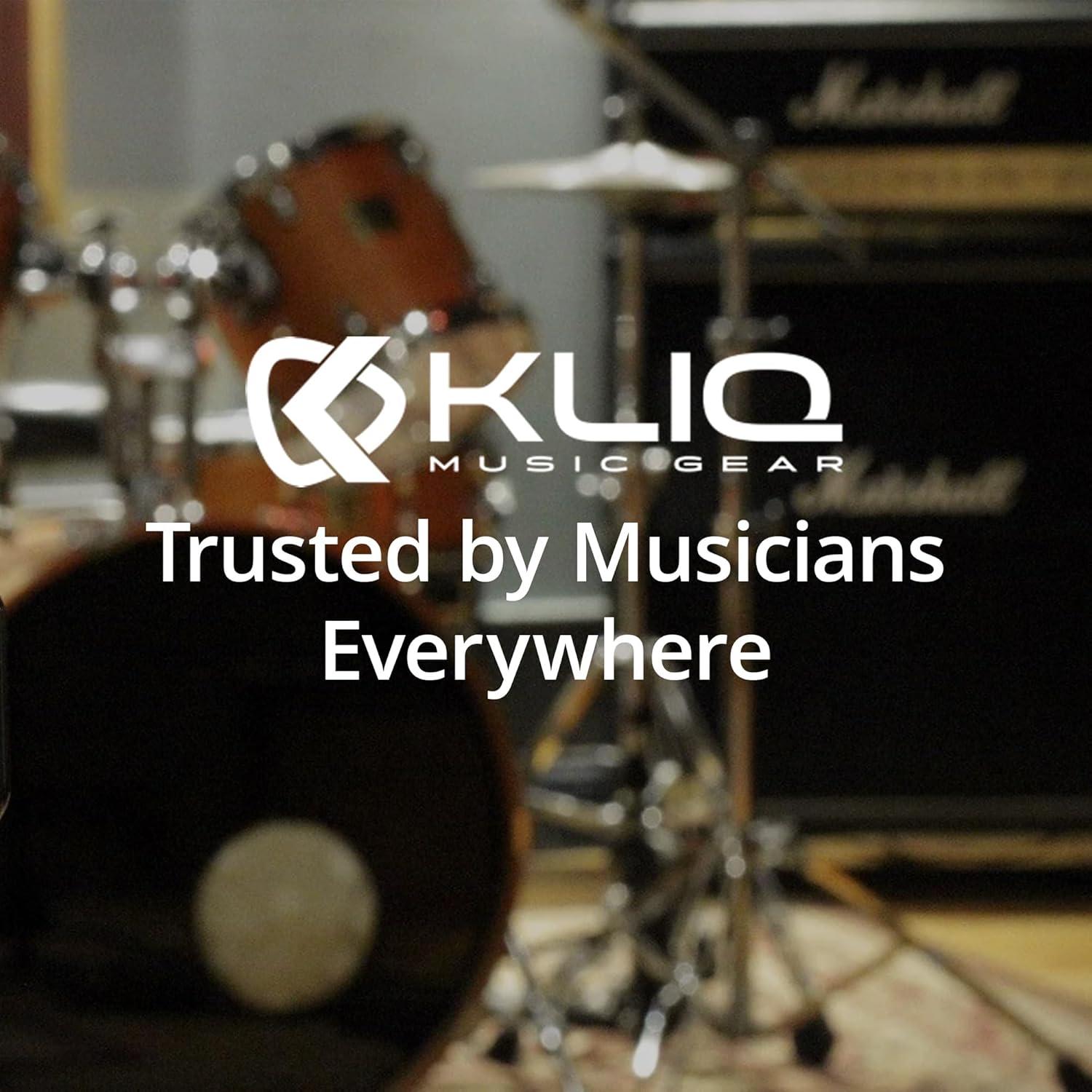 KLIQ MetroPitch Afinador y Metrónomo Digital 3-en-1 Negro