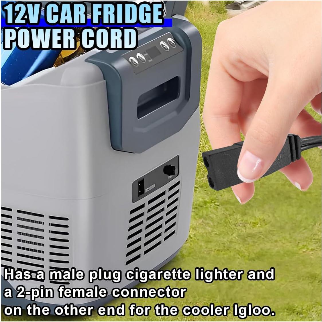 Cable de Alimentación 12V DC DUSCOKE 1.8M para Nevera de Coche