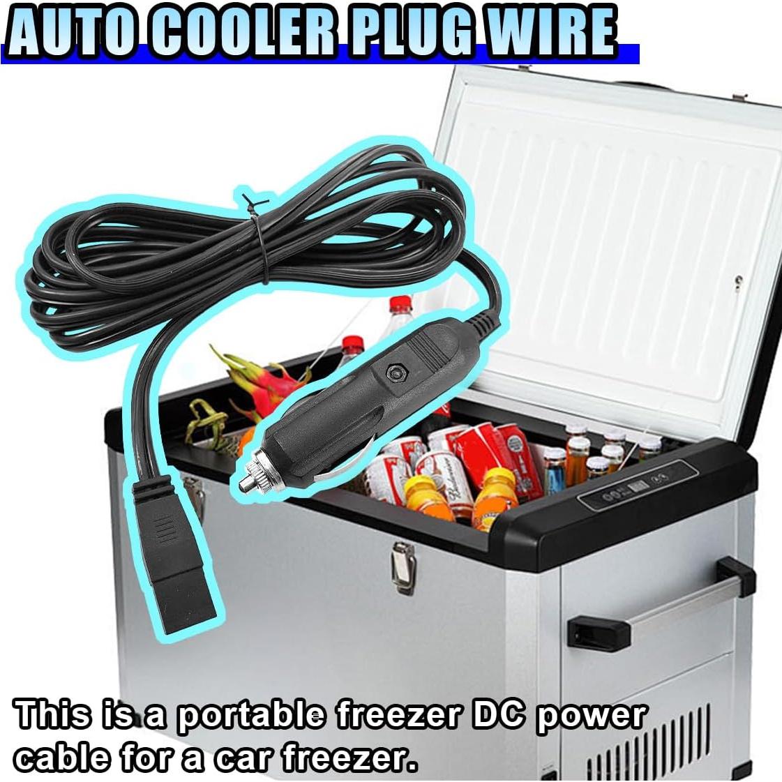 Cable de Alimentación 12V DC DUSCOKE 1.8M para Nevera de Coche