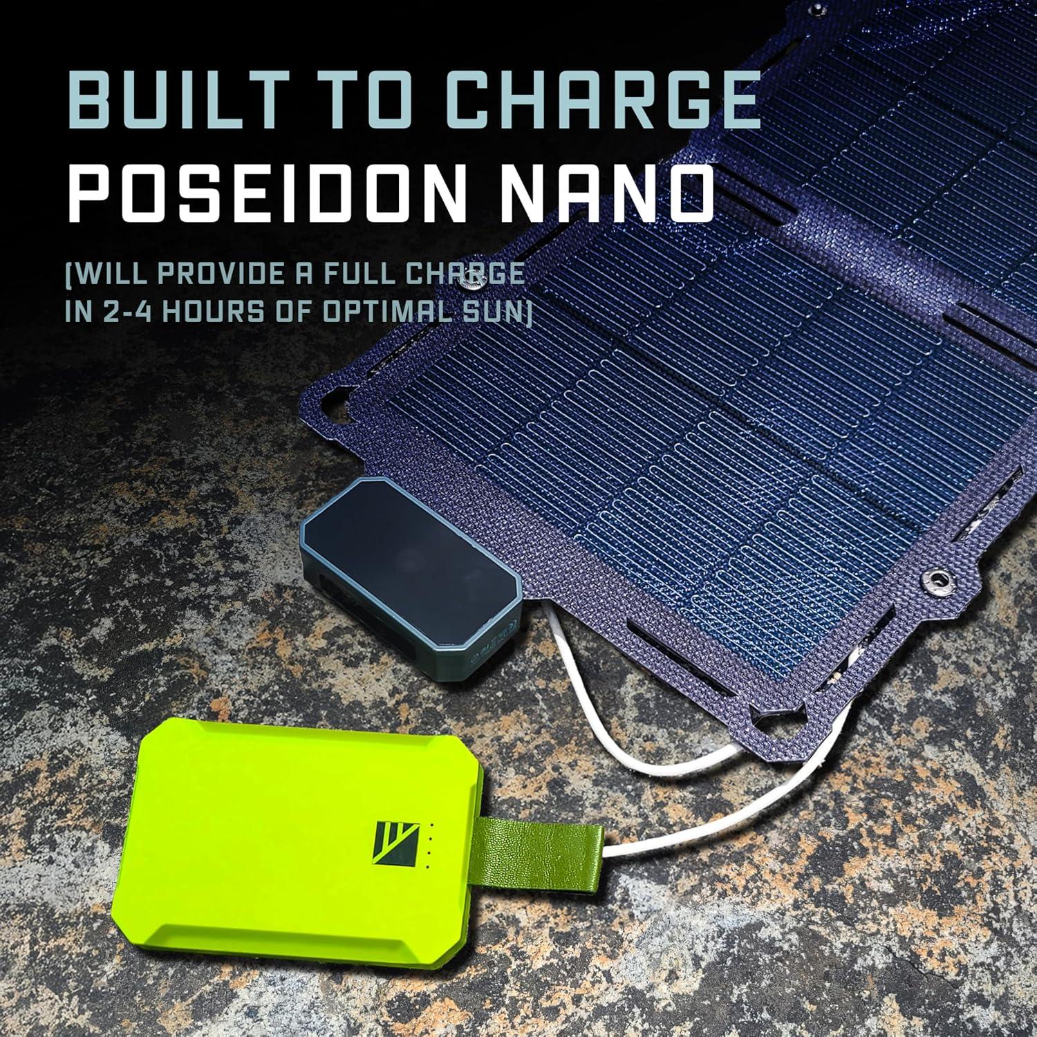 Panel Solar Plegable 8W Dark Energy | Carga USB-C y USB-A IPX7