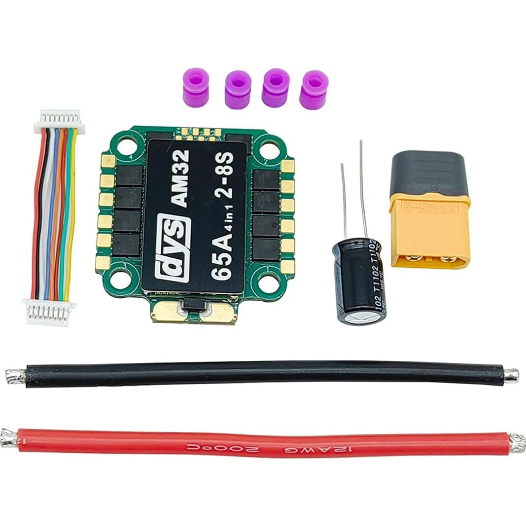 ESC Sin Escobillas DYSRC AM32 65A 4en1 para Drones FPV