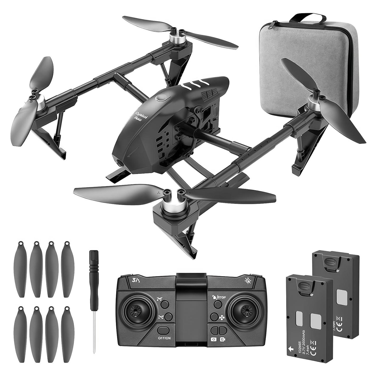 Drone KS66 Enttgo con Cámara 1080P y 2 Baterías