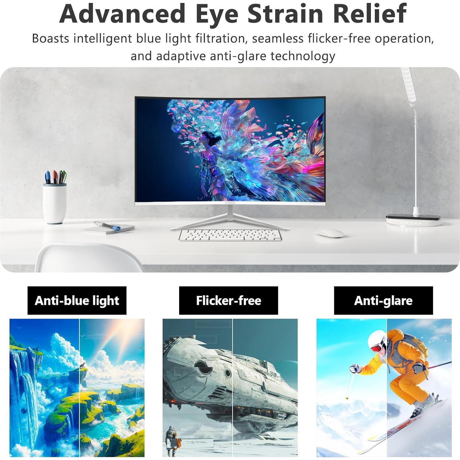 Monitor Curvo Z-Edge U24C 24" Full HD 1080P 100Hz