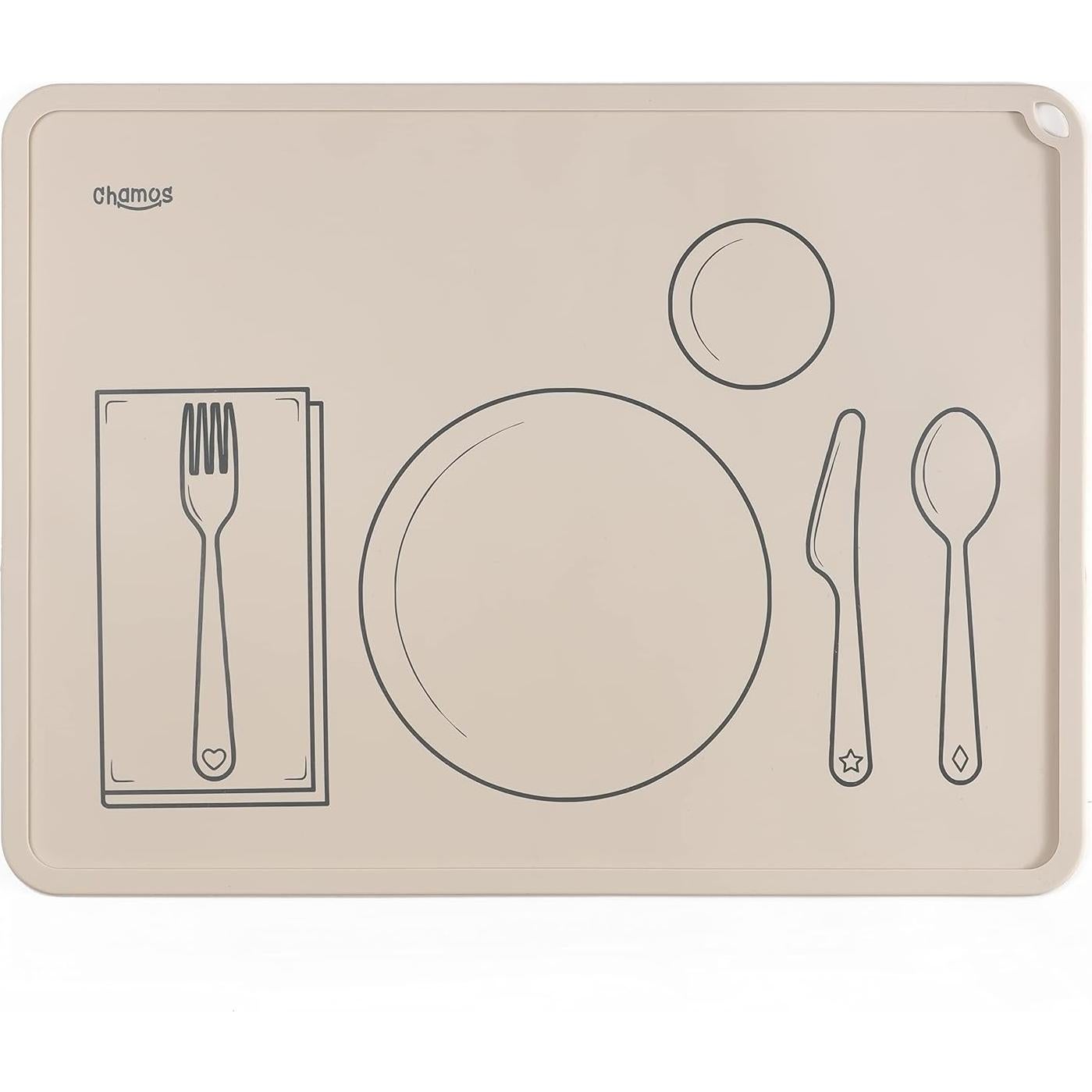 Mantelito Montessori Chamos para Niños - Set de 2 Silicona