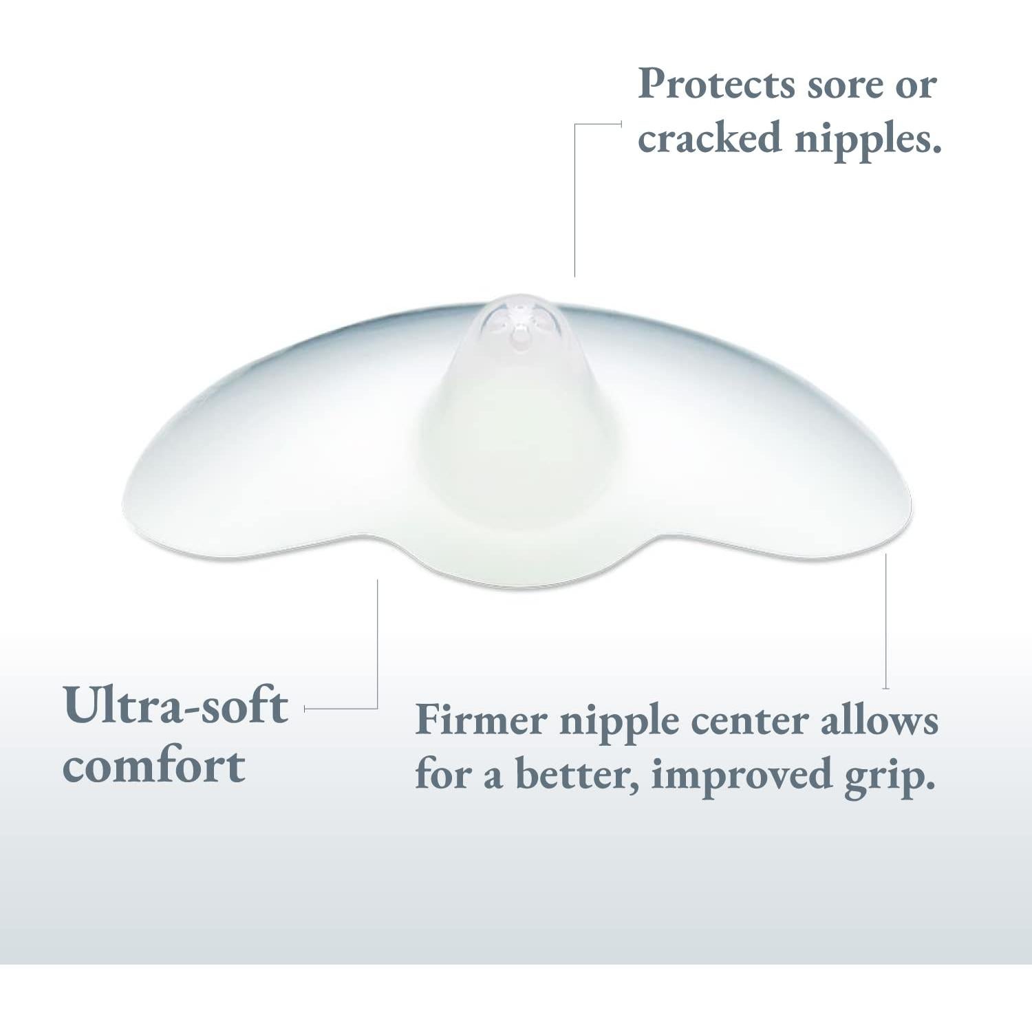 Escudo de pezón Ameda 24mm silicona lavable para lactancia