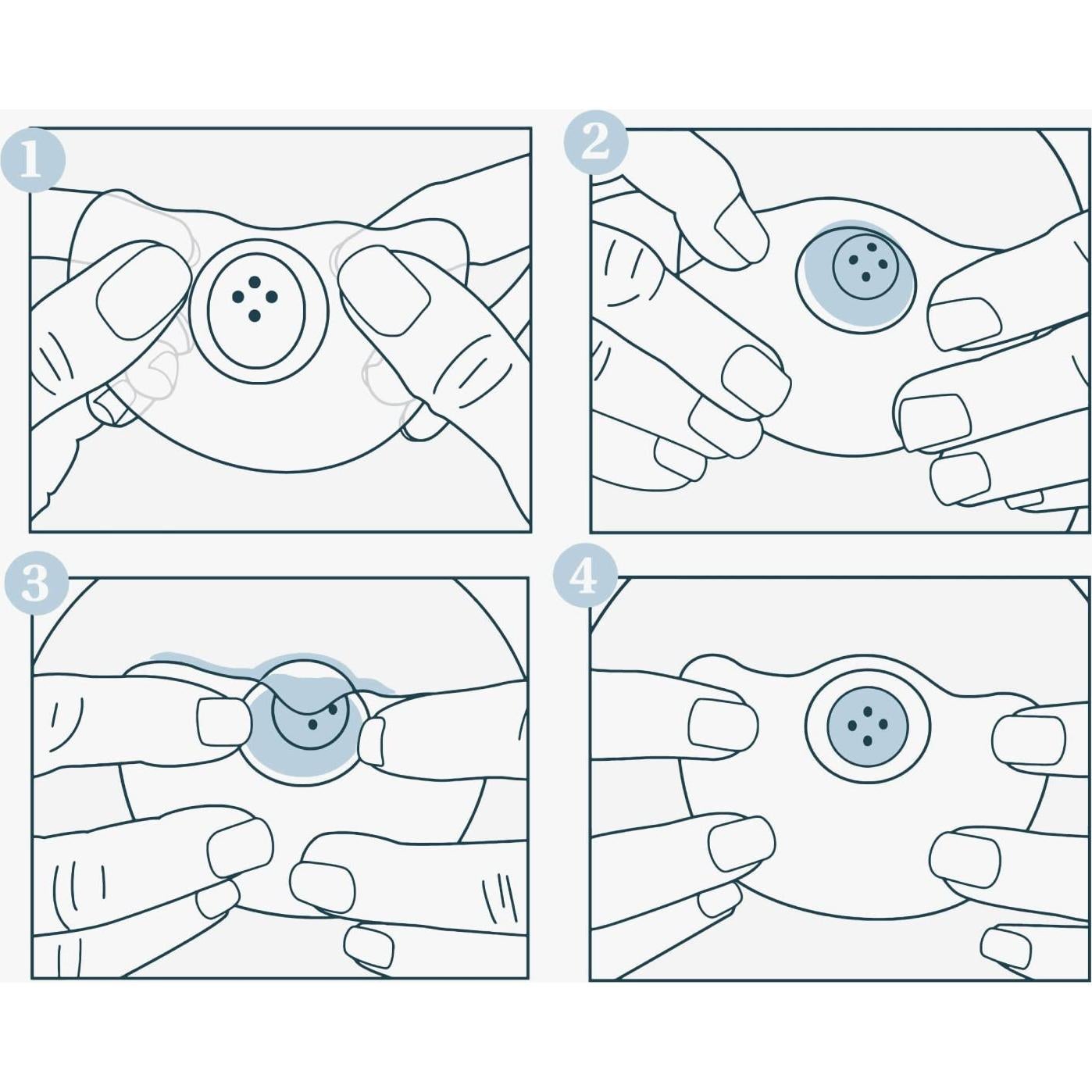 Escudo de pezón Ameda 24mm silicona lavable para lactancia