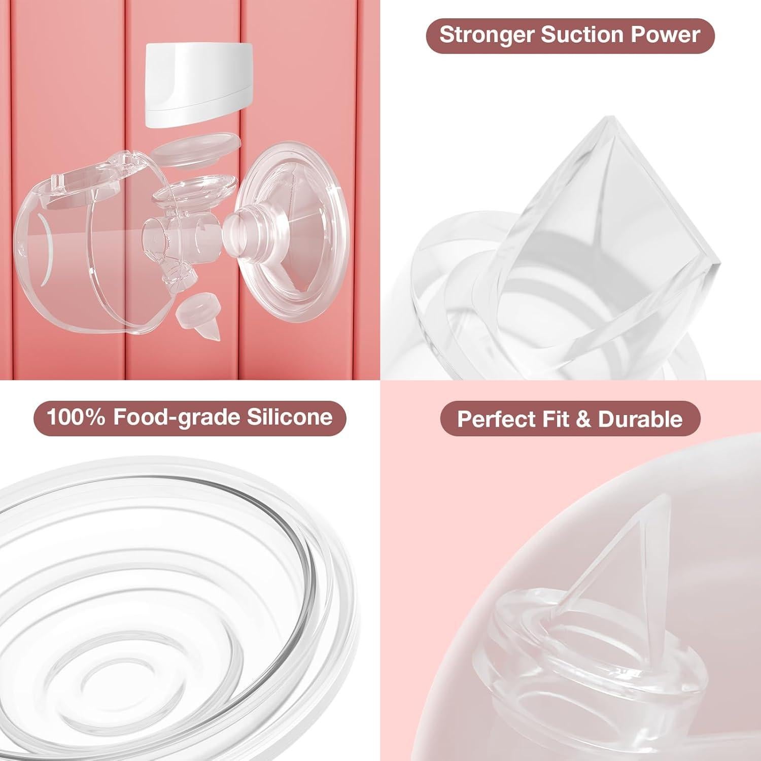 Kit de Piezas de Repuesto Extractor de Leche Afontoto 14Pzas