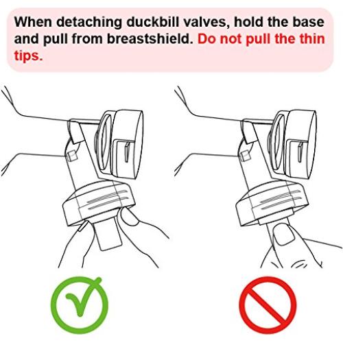 Válvulas de Pico de Pato Nenesupply 5 Pcs para Medela y Spectra