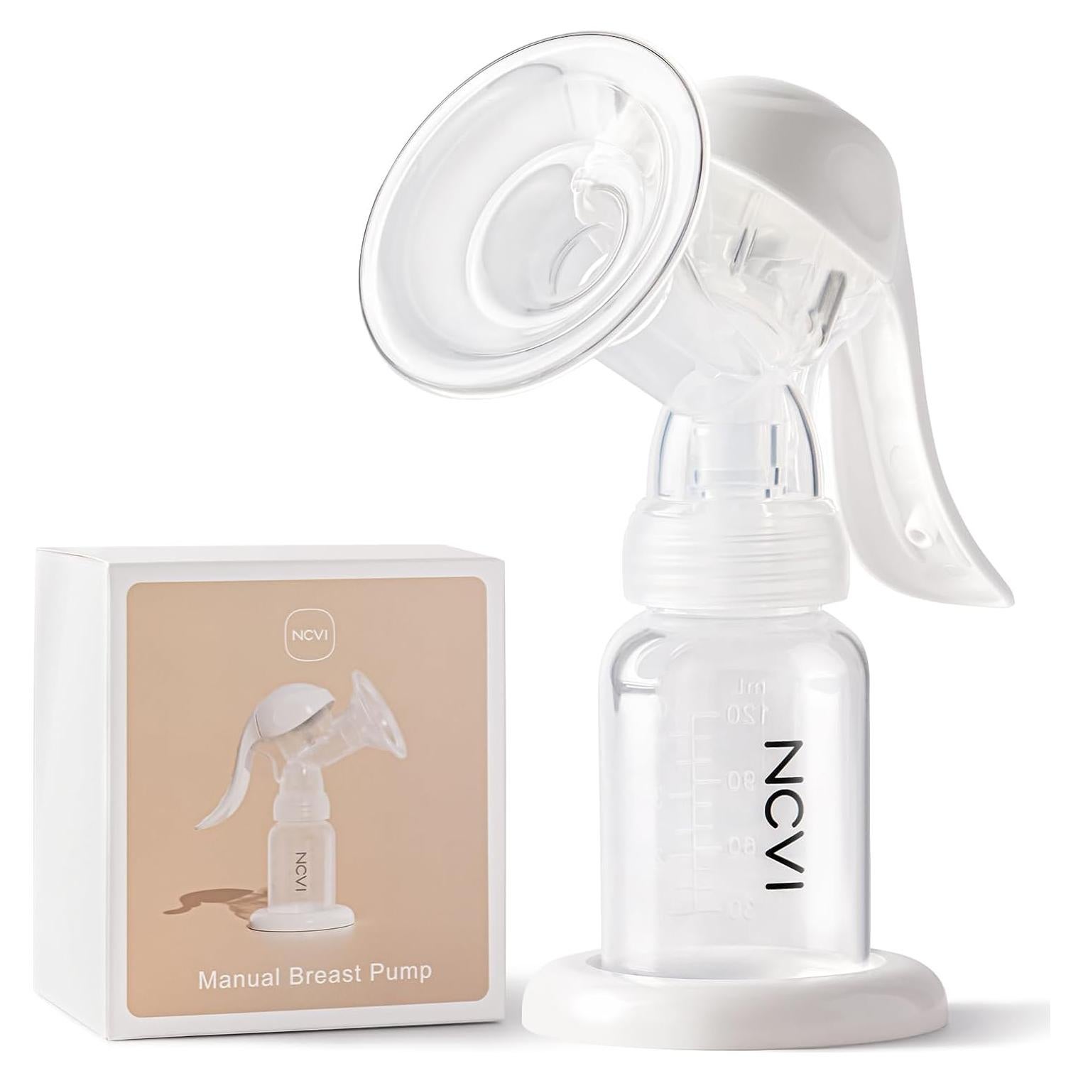 Bomba de Pecho Manual NCVI 20mm Silicona Suave 4oz Libre BPA