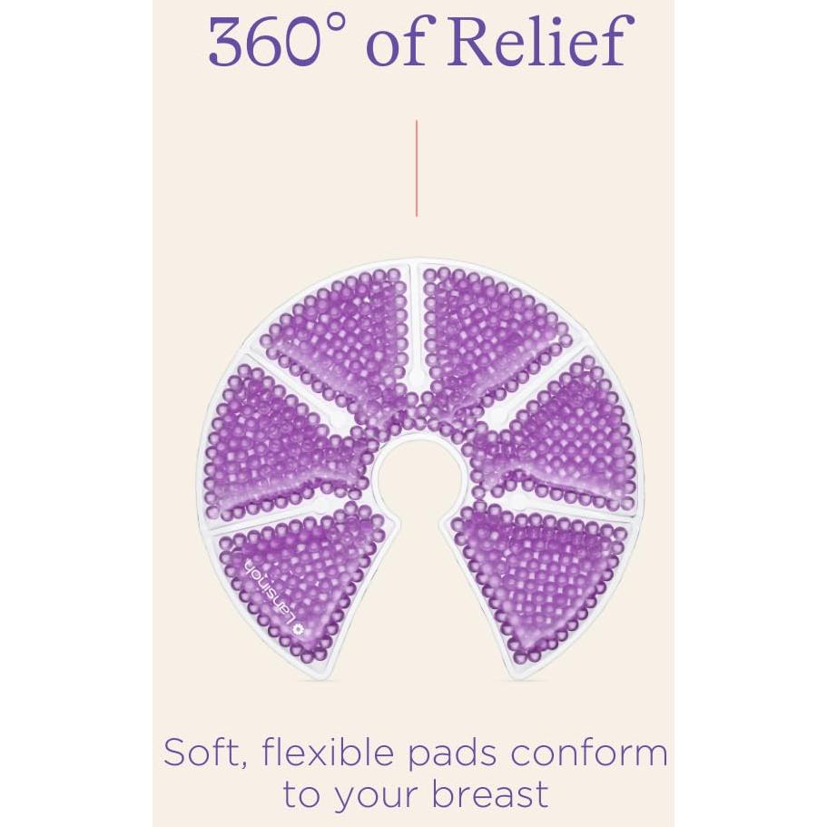 Packs de Terapia para Senos Lansinoh 2 Unidades Calientes y Frías