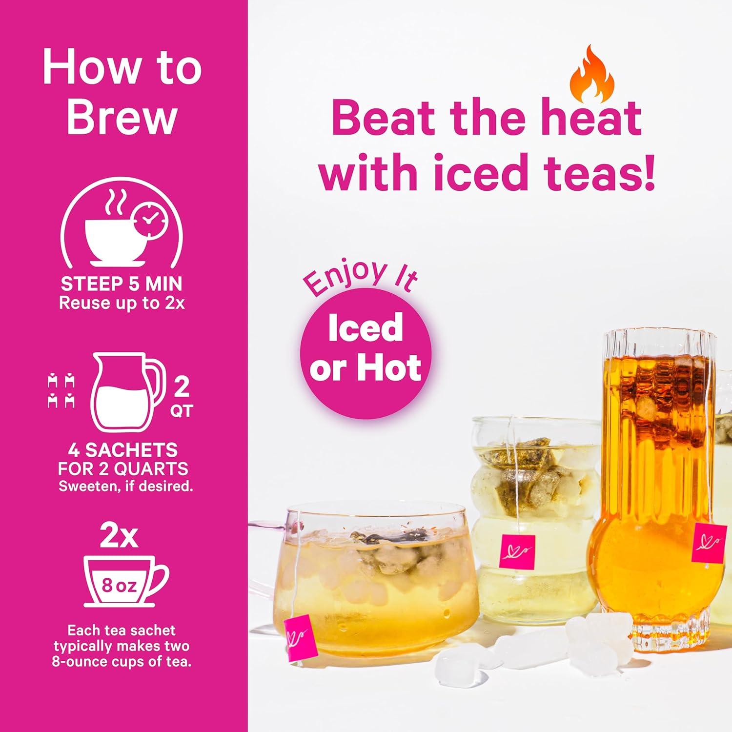 Té de Destete No Flow Pink Stork - Salvia, Perejil y Menta - 15 Bolsitas