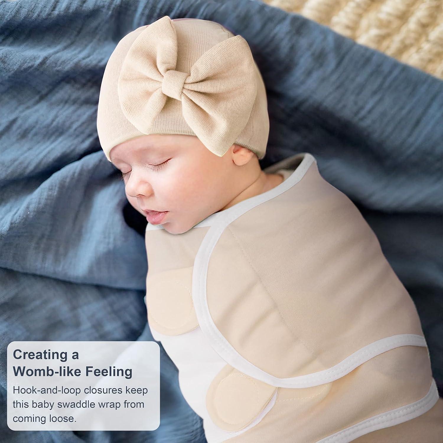 Saco de Sueño para Bebés AQOKKA 0-3 Meses Algodón Ajustable