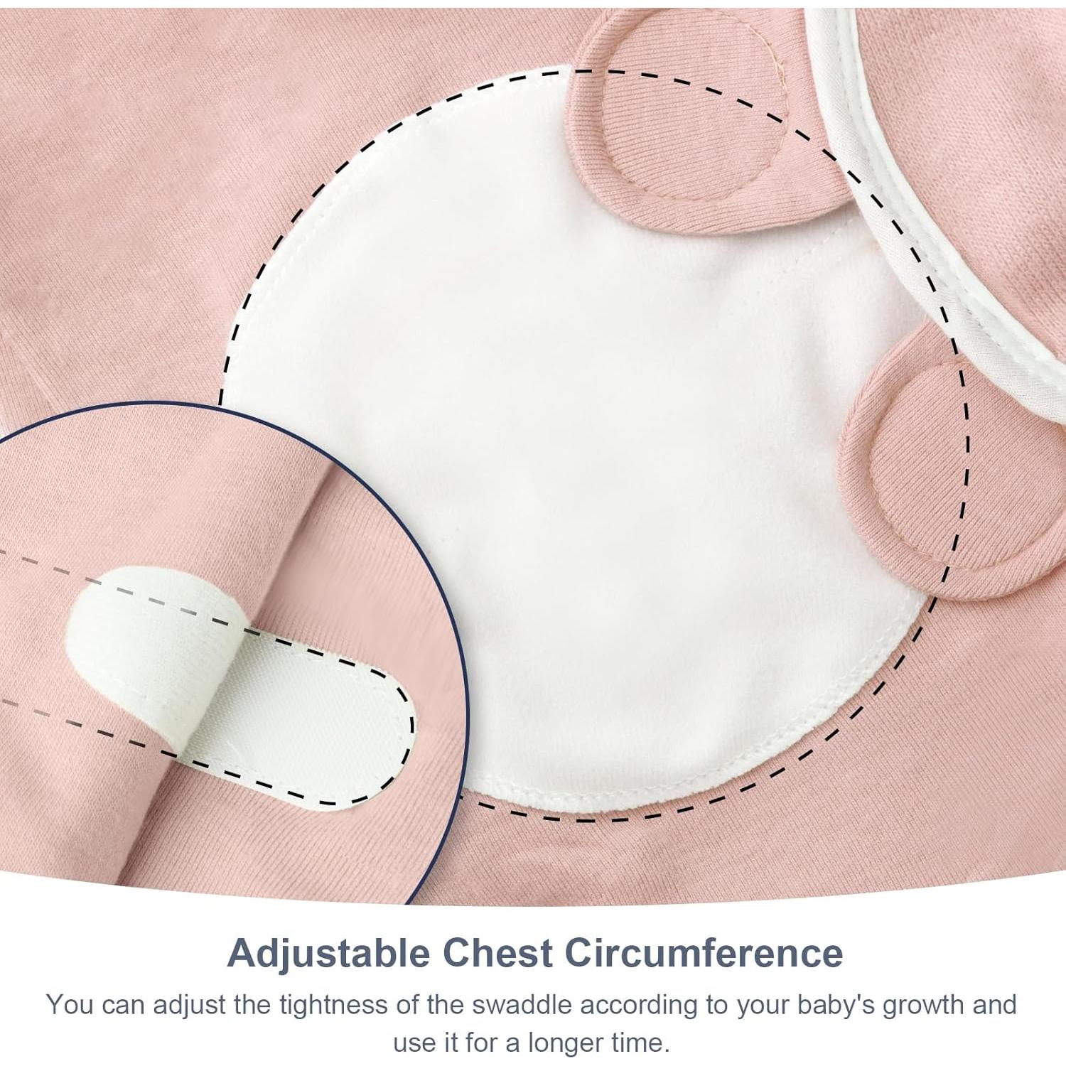 Saco de Sueño para Bebés AQOKKA 0-3 Meses Algodón Ajustable