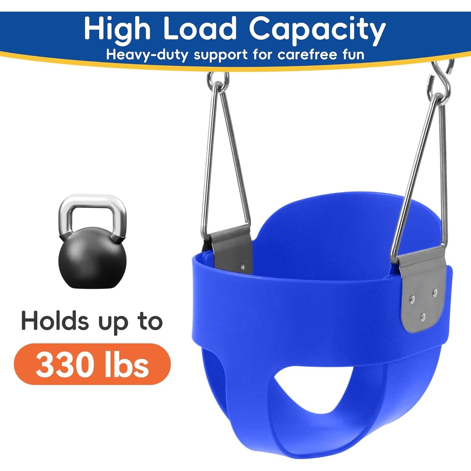 Columpio para Niños Toma Me Lejos - Asiento Cubo Alto Azul