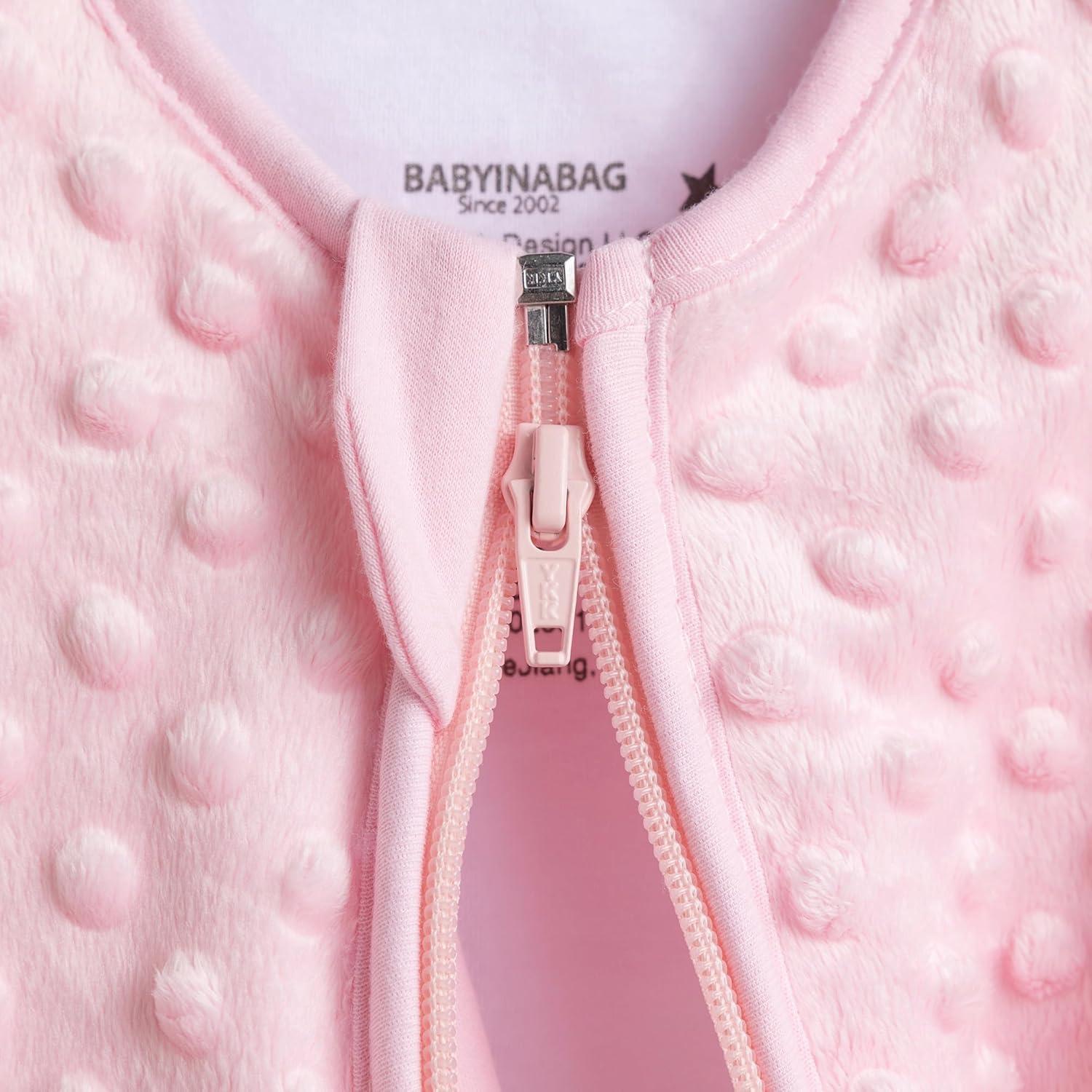 Saco de Dormir para Bebés Baby in a Bag Grande 1.25 Tog Rosa