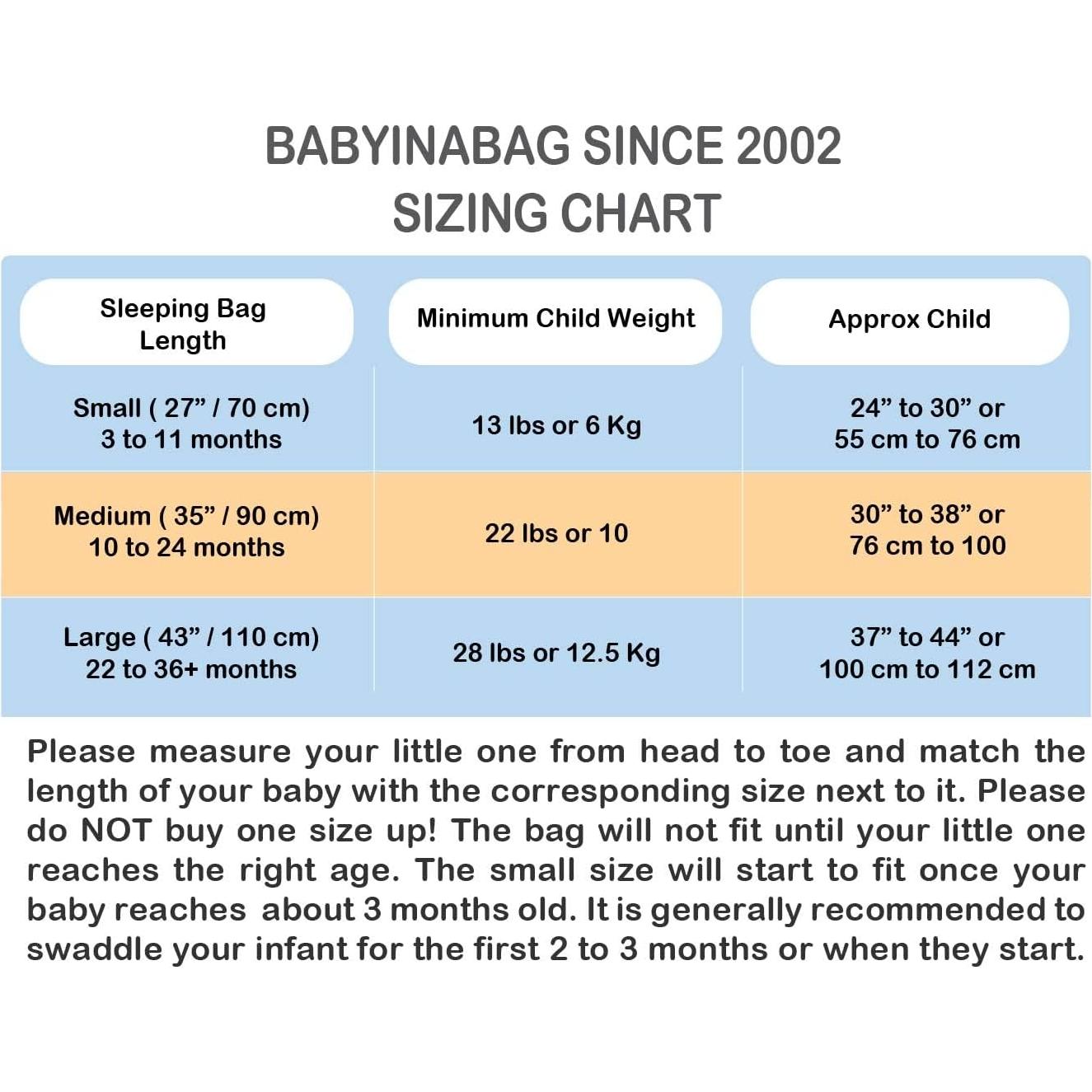 Saco de Dormir para Bebés Baby in a Bag Grande 1.25 Tog Rosa