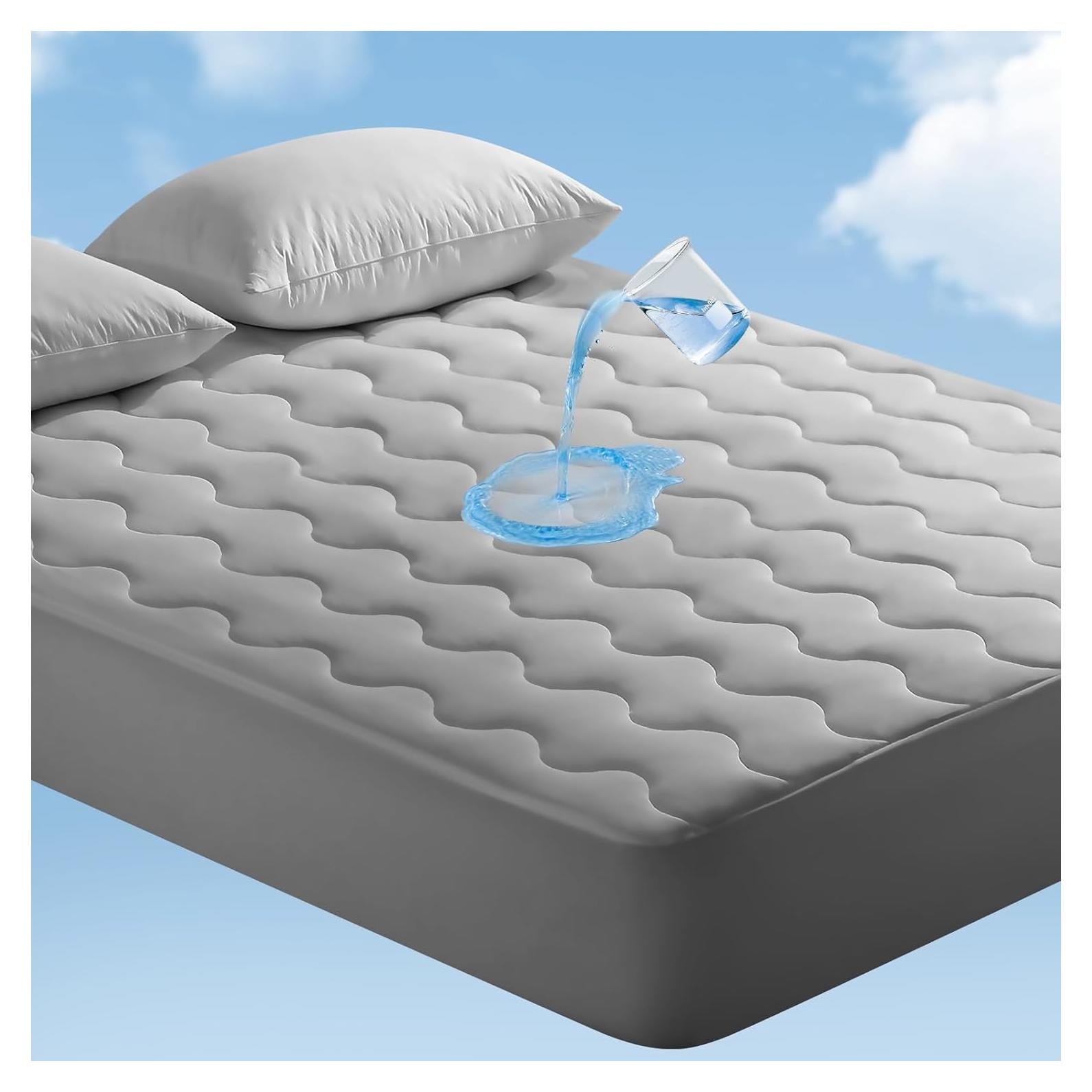 Almohadilla de Colchón Refrigerante Elegear Queen 3D Impermeable