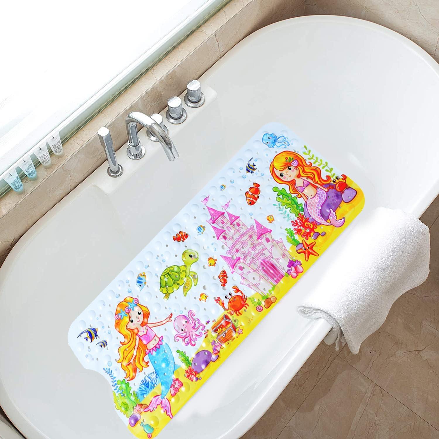 Alfombra de Baño Antideslizante Yuxiaoshi Sirena 100x40 cm