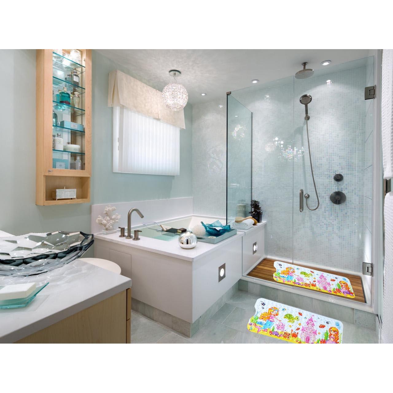 Alfombra de Baño Antideslizante Yuxiaoshi Sirena 100x40 cm