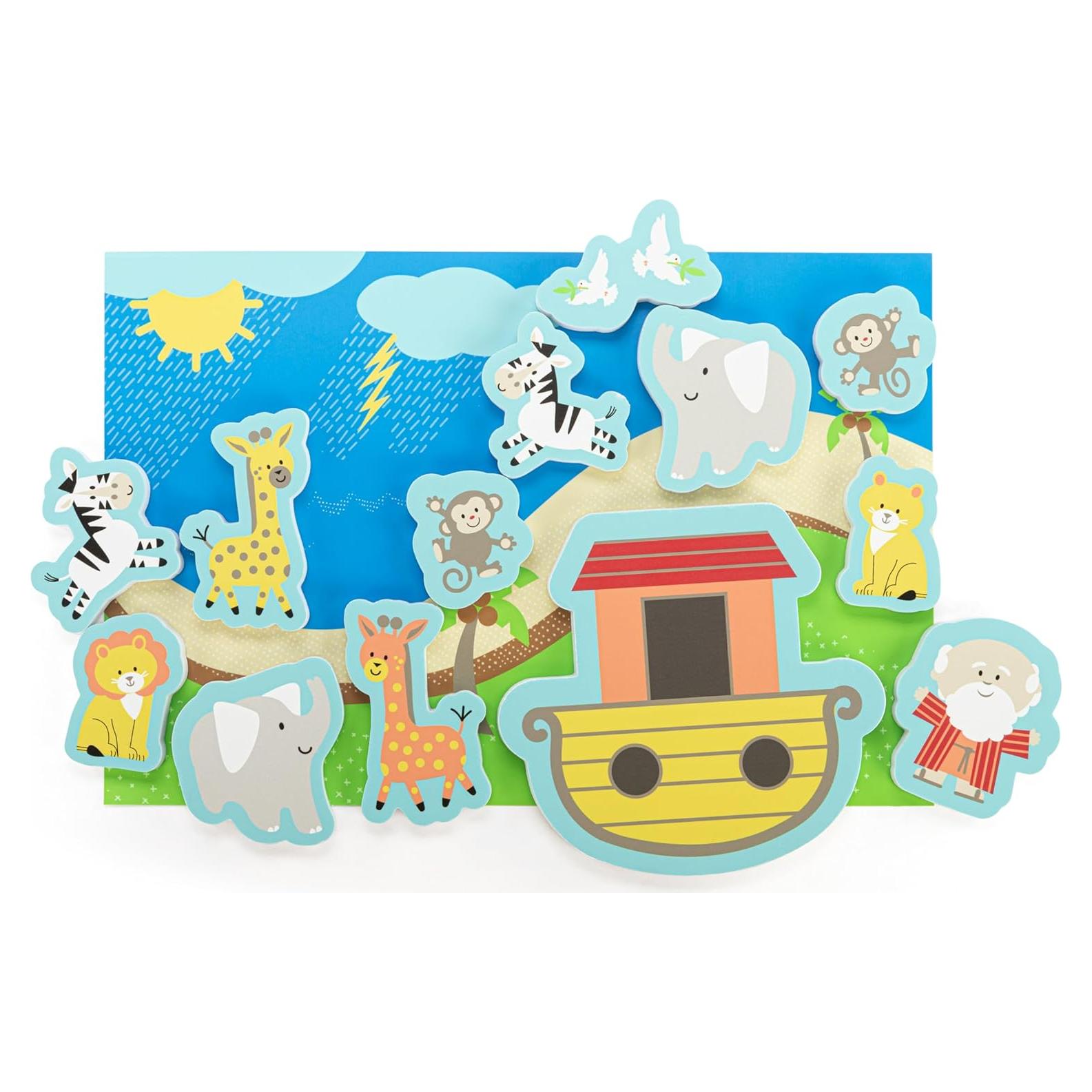 Juego de Baño Arca de Noé DEMDACO 14 Piezas 31.75x20.32cm