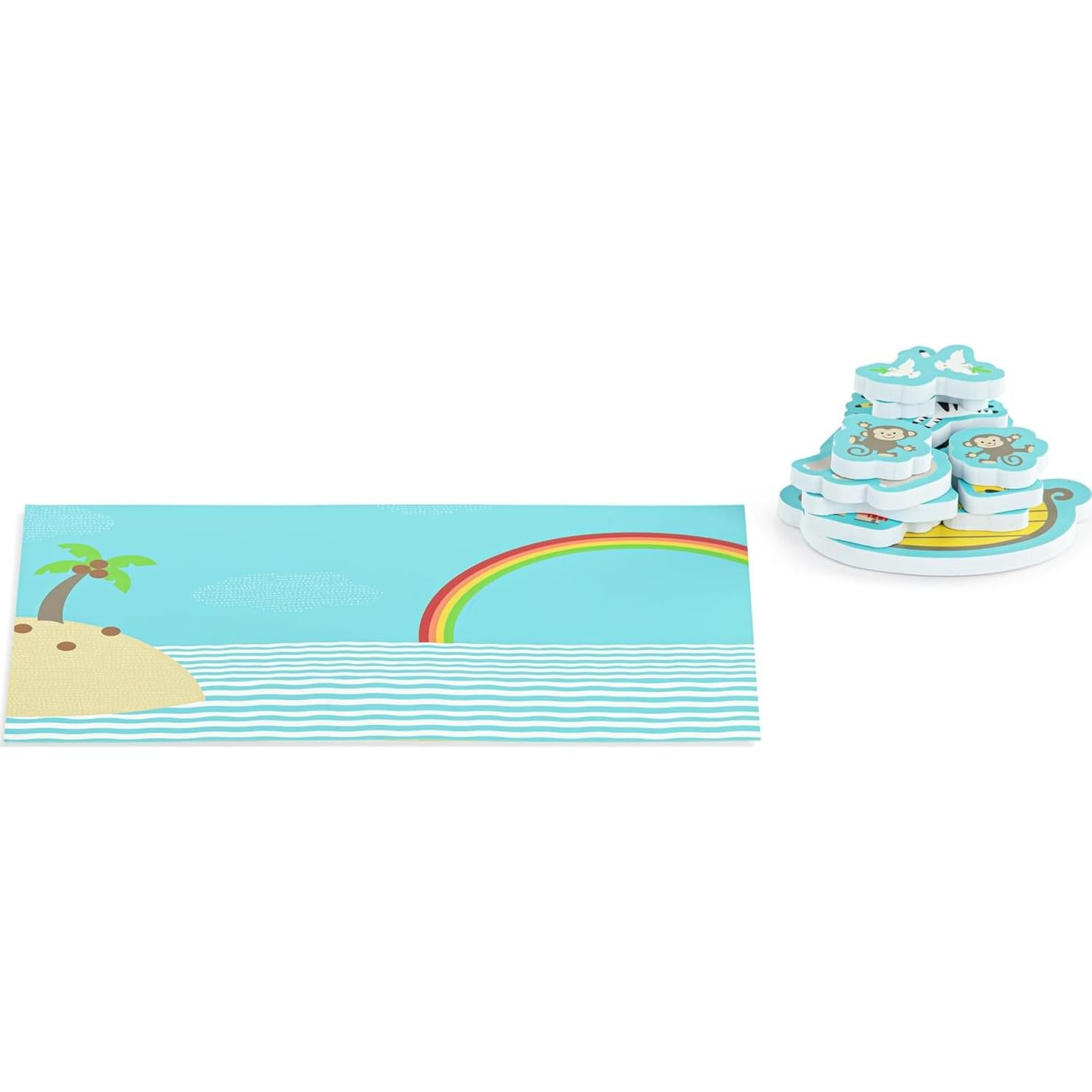 Juego de Baño Arca de Noé DEMDACO 14 Piezas 31.75x20.32cm