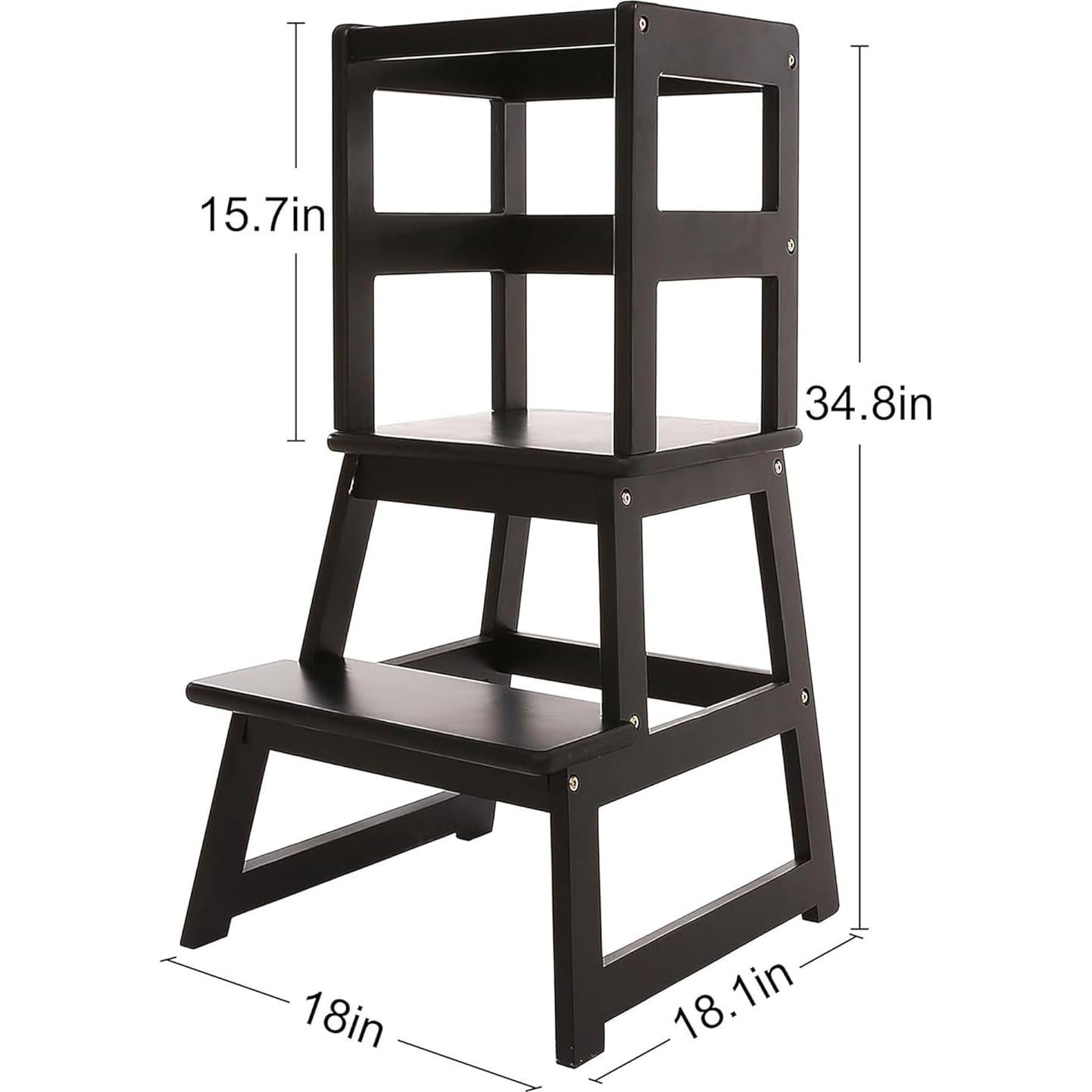 Escalera de Cocina SDADI para Niños, Soporta 68 kg, Barandilla