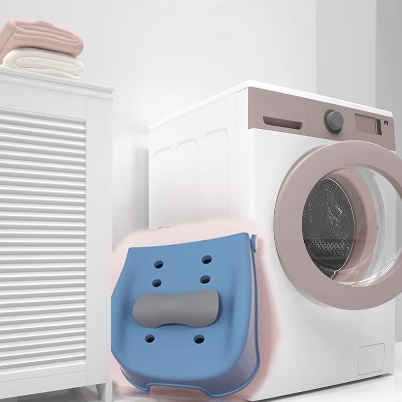 Silla de Champú Ajustable para Niños Azul y Blanco - Plegable