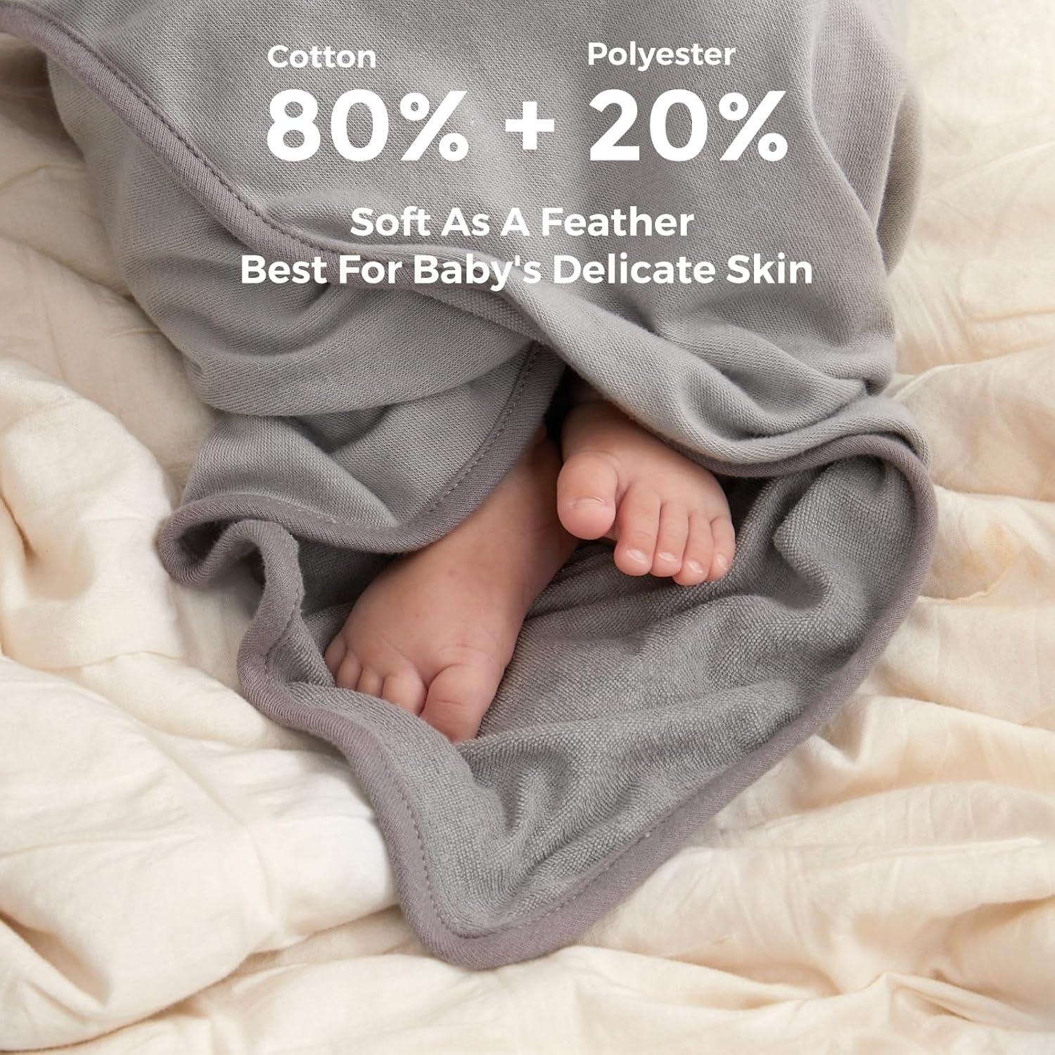 Toalla de baño con capucha Momcozy Elefante 76x76 cm 8 piezas