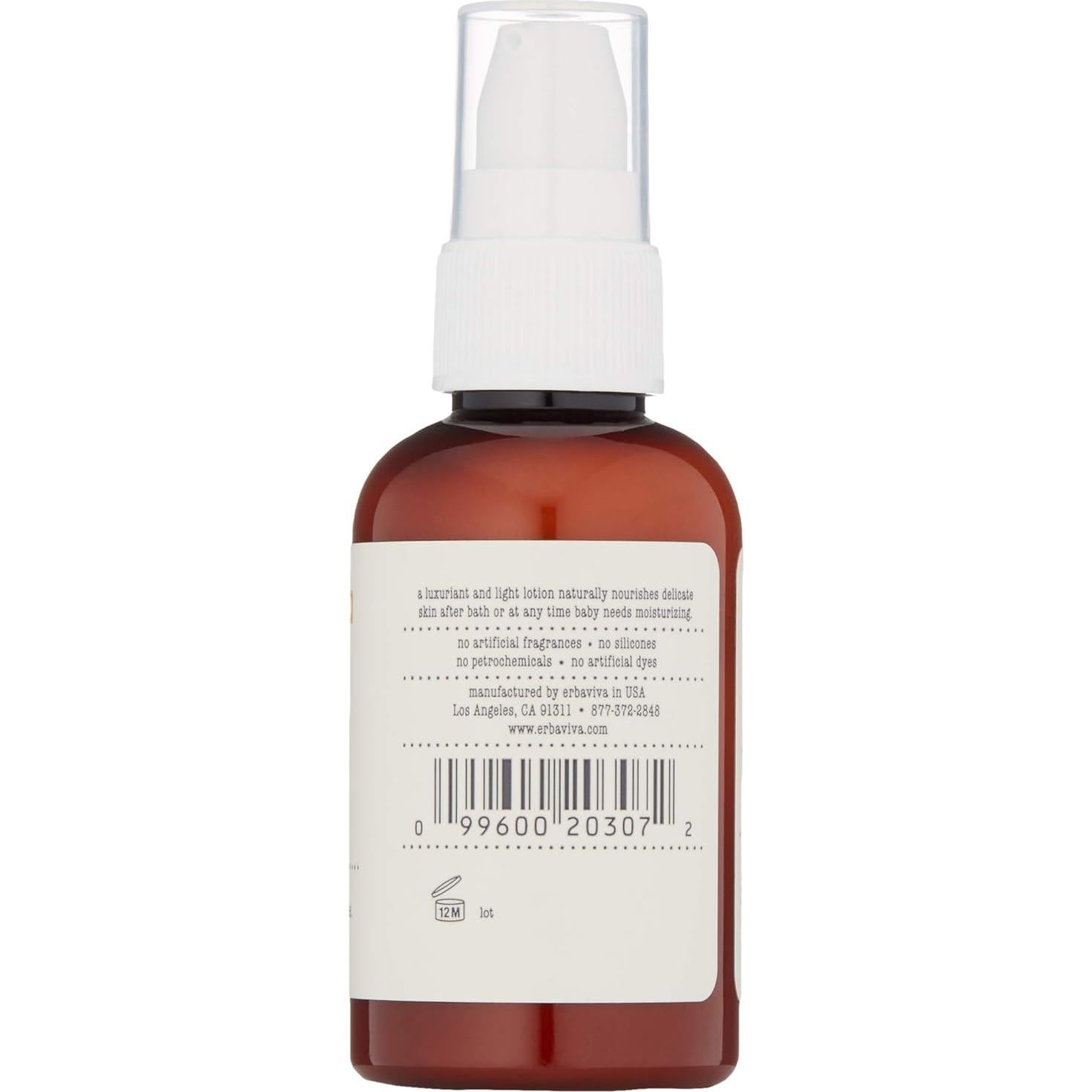 Loción Orgánica para Bebés Erbaviva 59 ml - Hidratante Natural