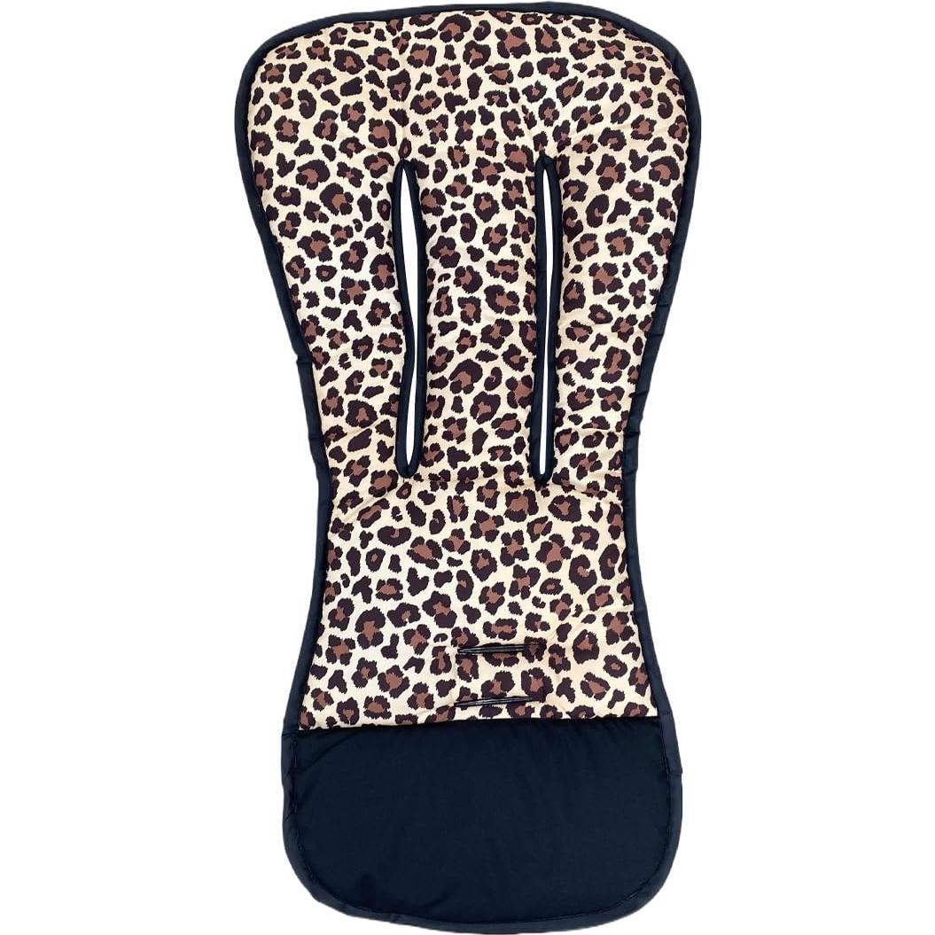 Funda de Carrito de Bebé Reversible Leopardo Universal 40x78cm