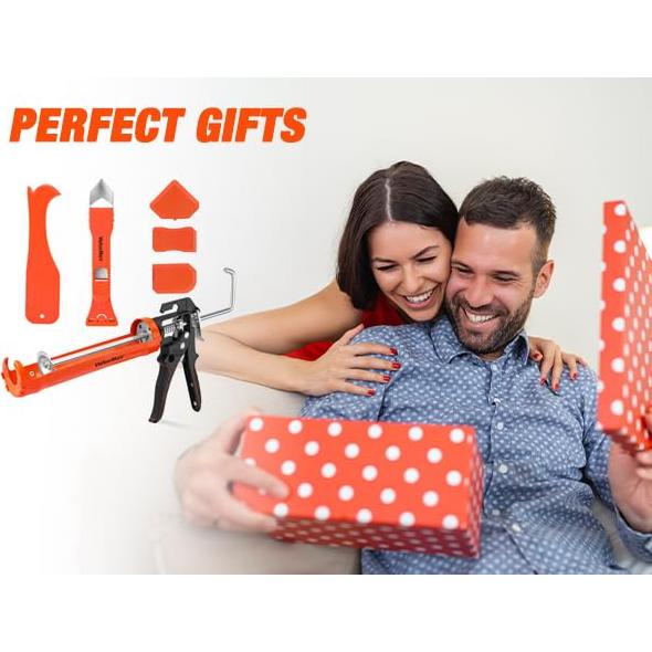 Kit de calafateo ValueMax 10 oz con raspador 3 en 1