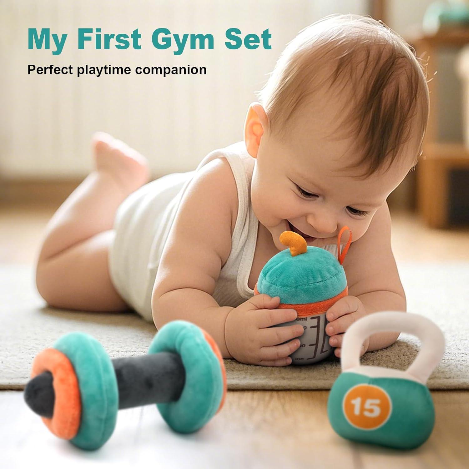 Kit de Gimnasio para Bebés Vanplay 0-12 Meses con Sonajeros