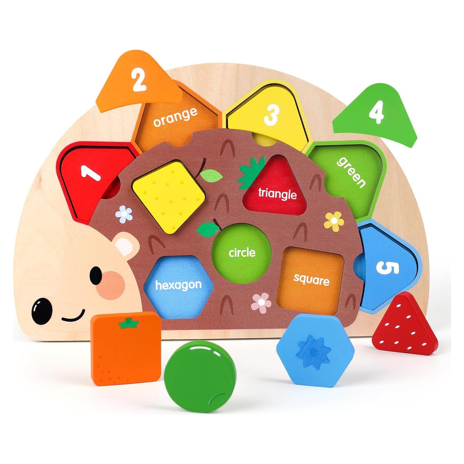 Rompecabezas de Madera Montessori Erizo Kalyrart 26x17cm