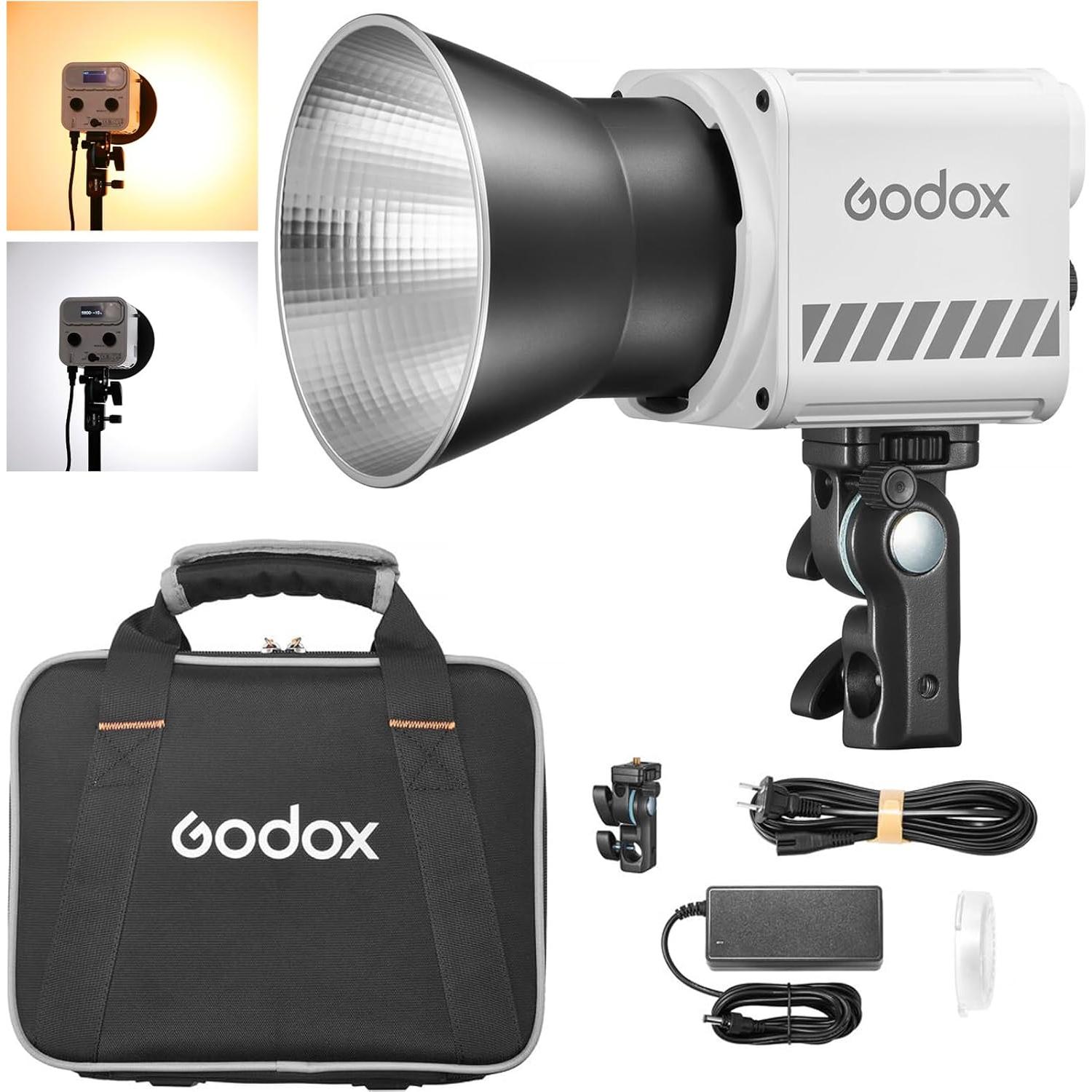Luz LED Bi-Color Godox ML60IIBi 70W 2800-5600K Portátil