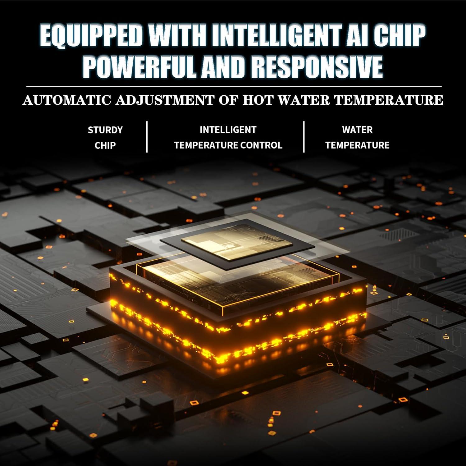 Calentador de Agua Eléctrico Sin Tanque Sanheshun 13KW 240V