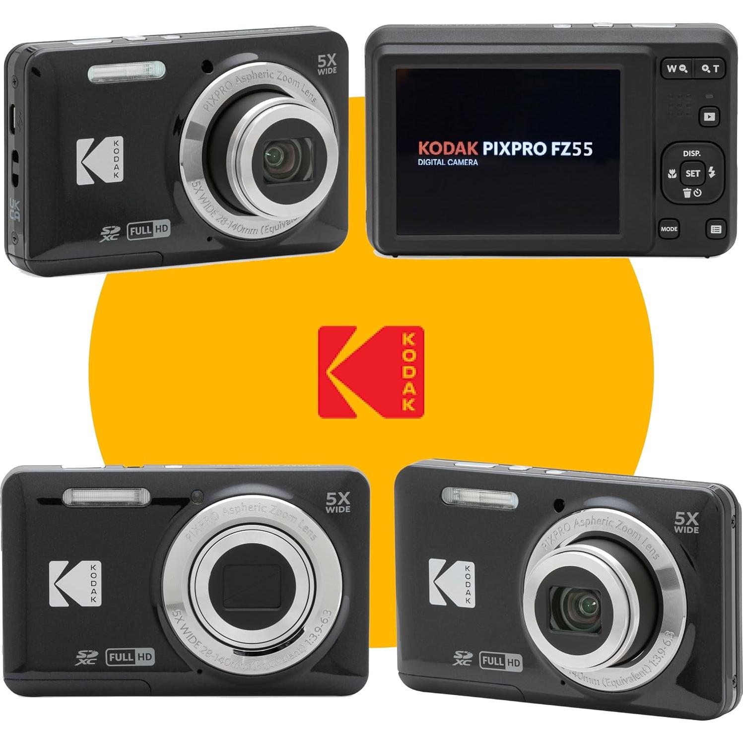 Cámara Digital Kodak PIXPRO FZ55 16MP 5x Zoom 28mm Full HD