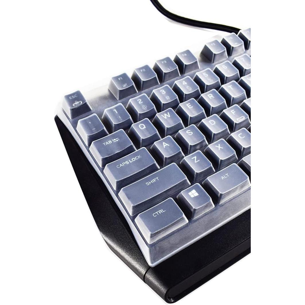 Funda de Teclado Silicona Yuomik Transparente para Corsair K60