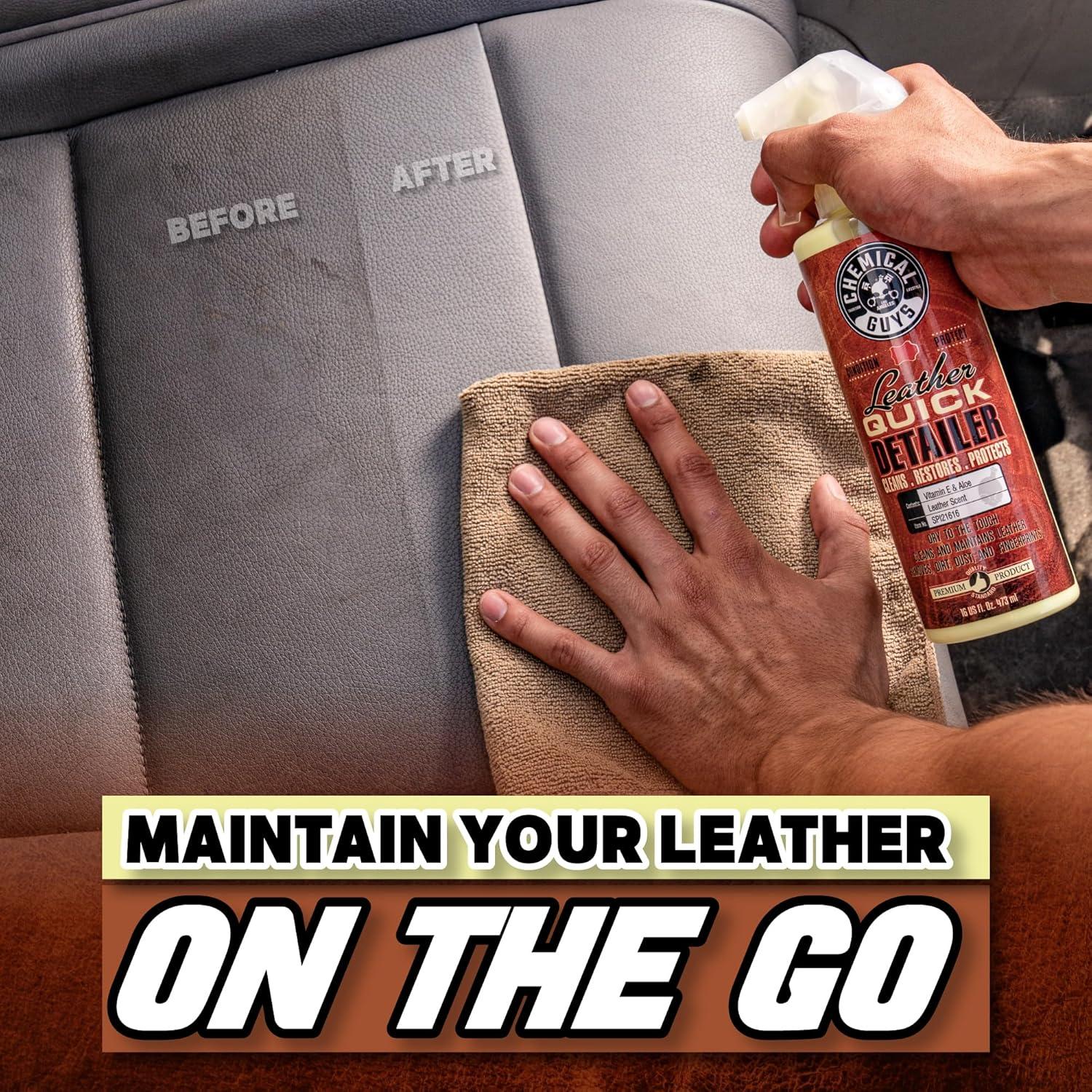 Limpiador Rápido de Cuero Chemical Guys 32 oz para Interiores