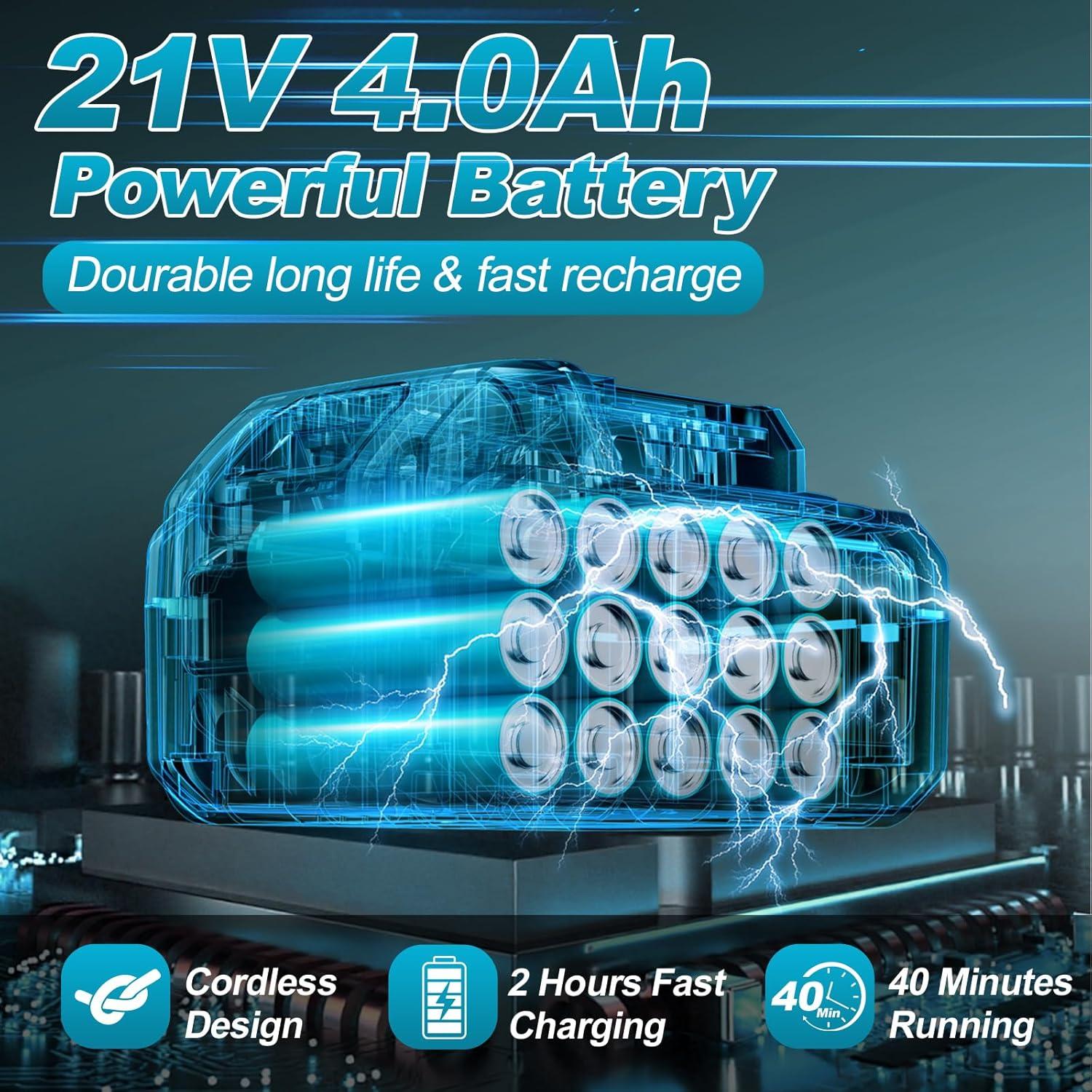 Sierra de Calar Inalámbrica Blayram 21V con Luz LED