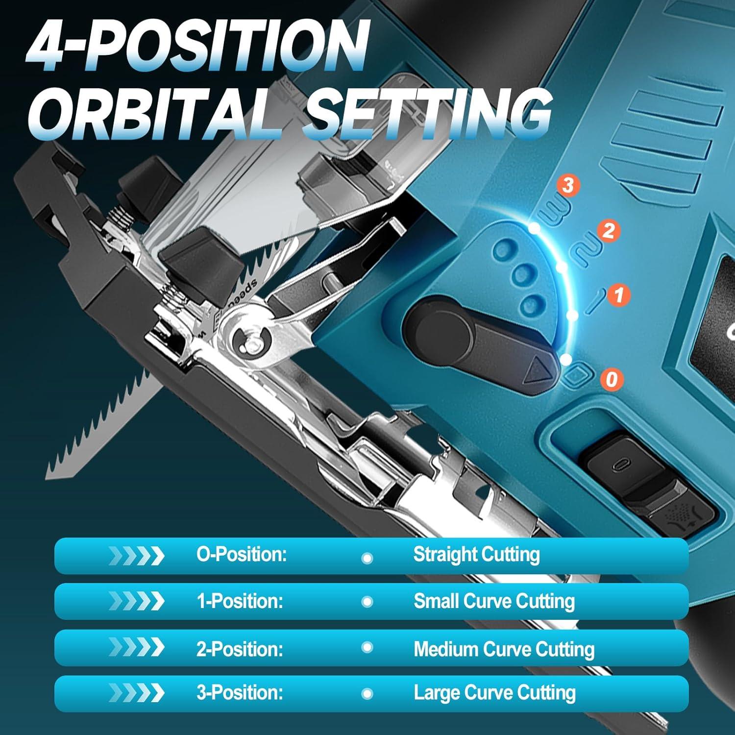 Sierra de Calar Inalámbrica Blayram 21V con Luz LED