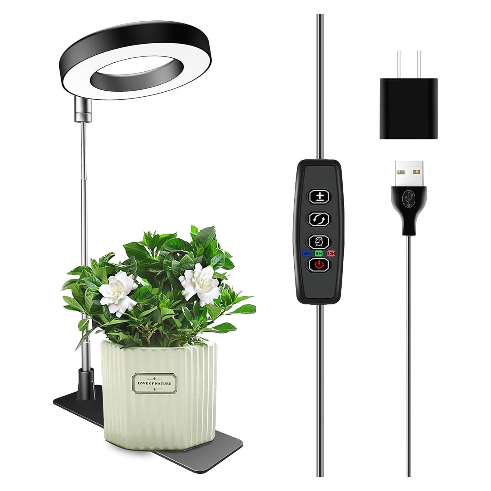 Luz de Crecimiento Aokrean BL-C10A 48 LEDs Espectro Completo