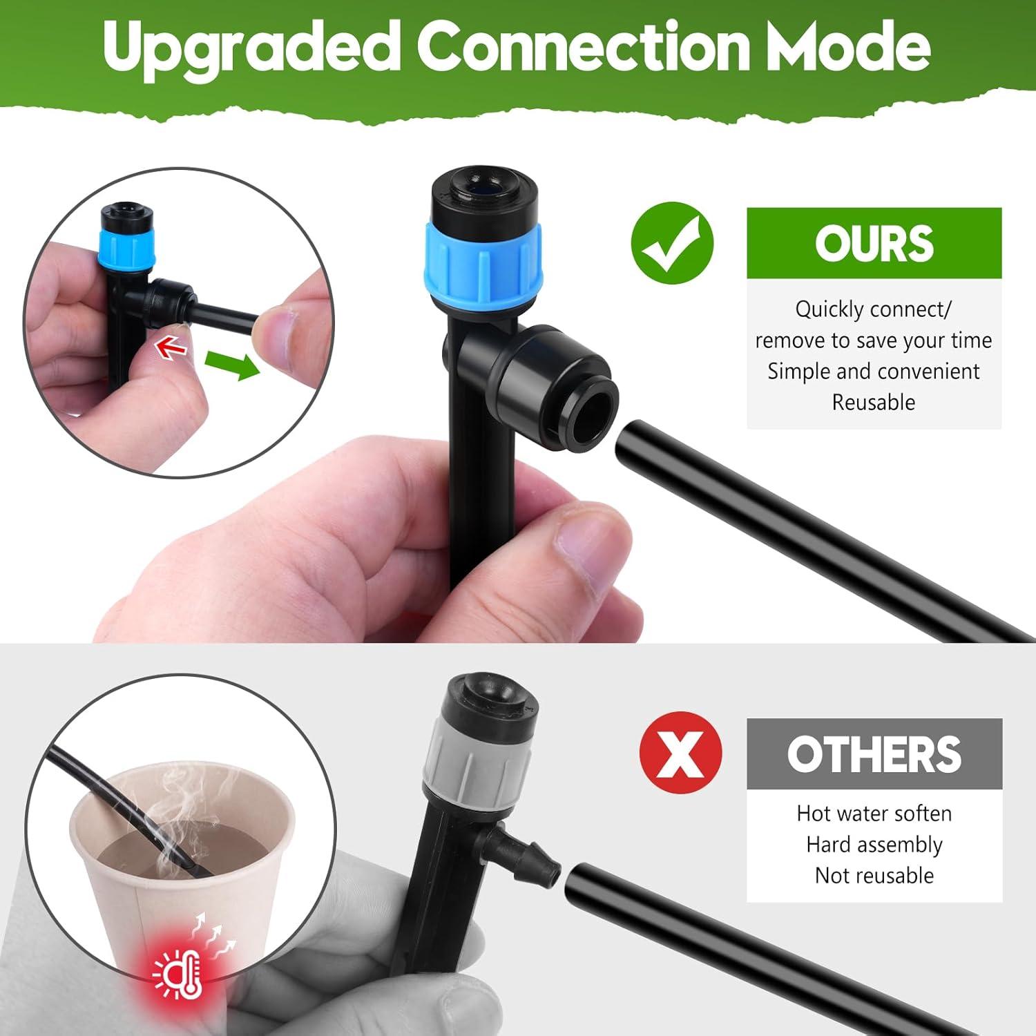 Sistema de Riego por Goteo PUUKU 110FT Automático Jardín