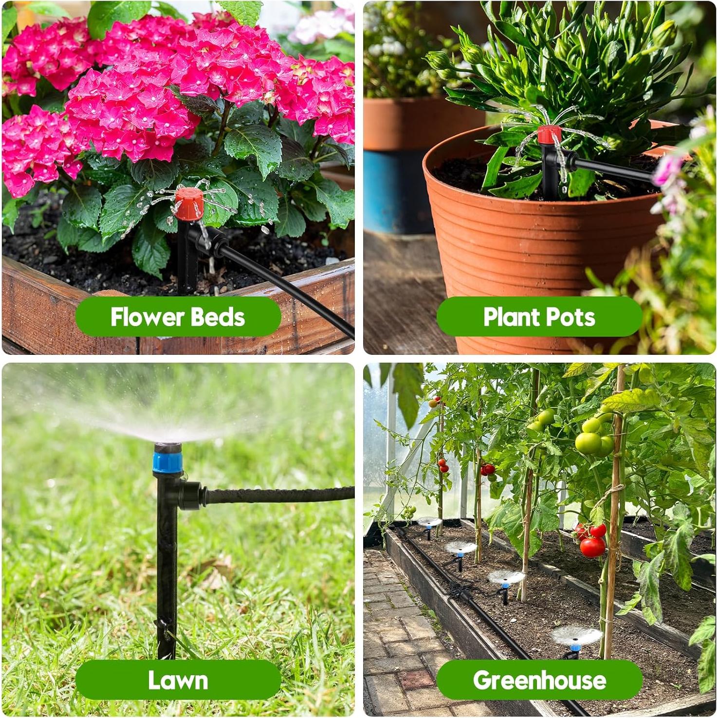 Sistema de Riego por Goteo PUUKU 110FT Automático Jardín